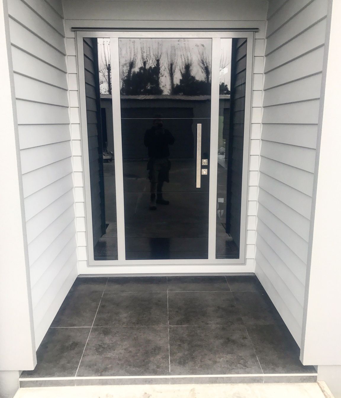 Tiled Entranceway Step