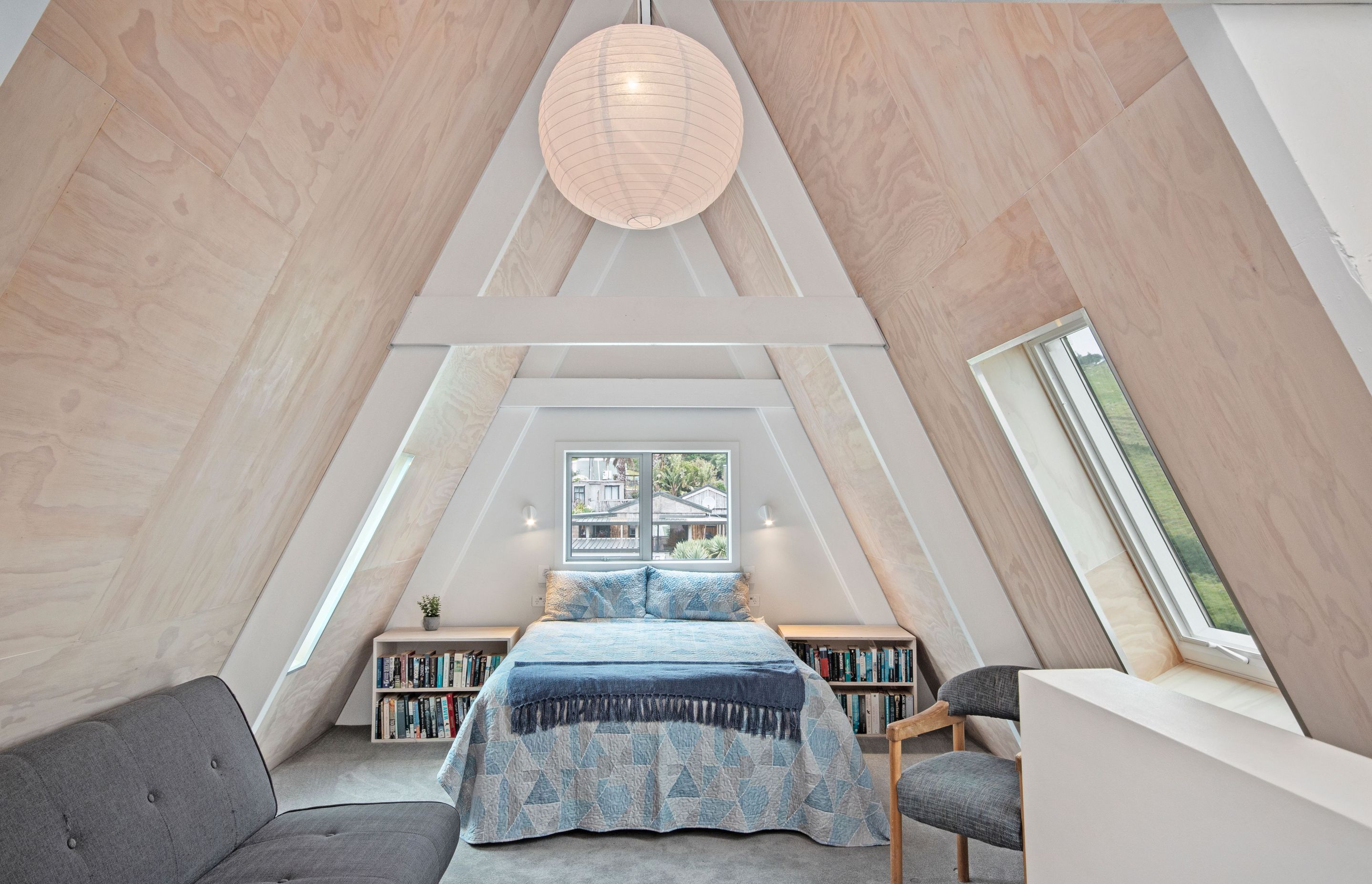 1970's A-Frame Bach Converted To Home In Port Waikato