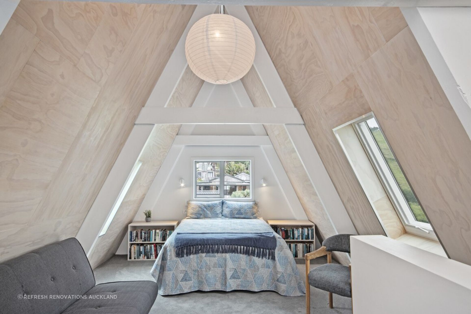 1970's A-Frame Bach Converted To Home In Port Waikato