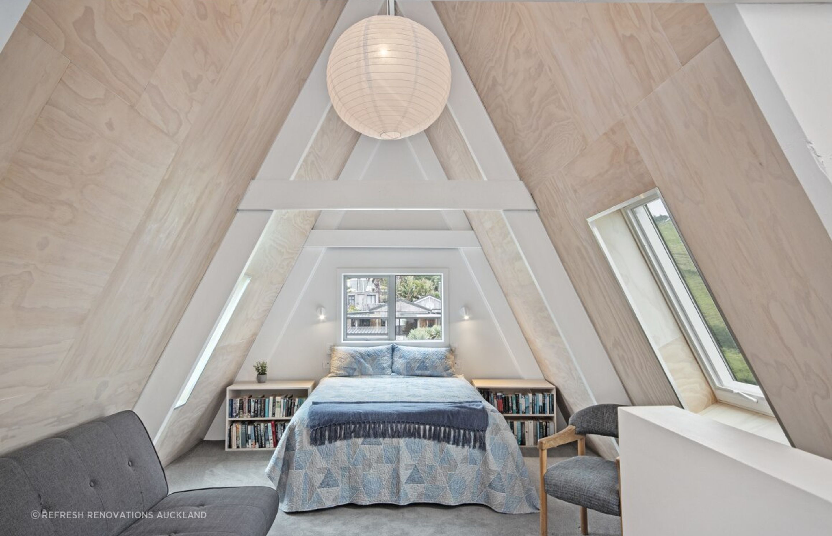 1970's A-Frame Bach Converted To Home In Port Waikato