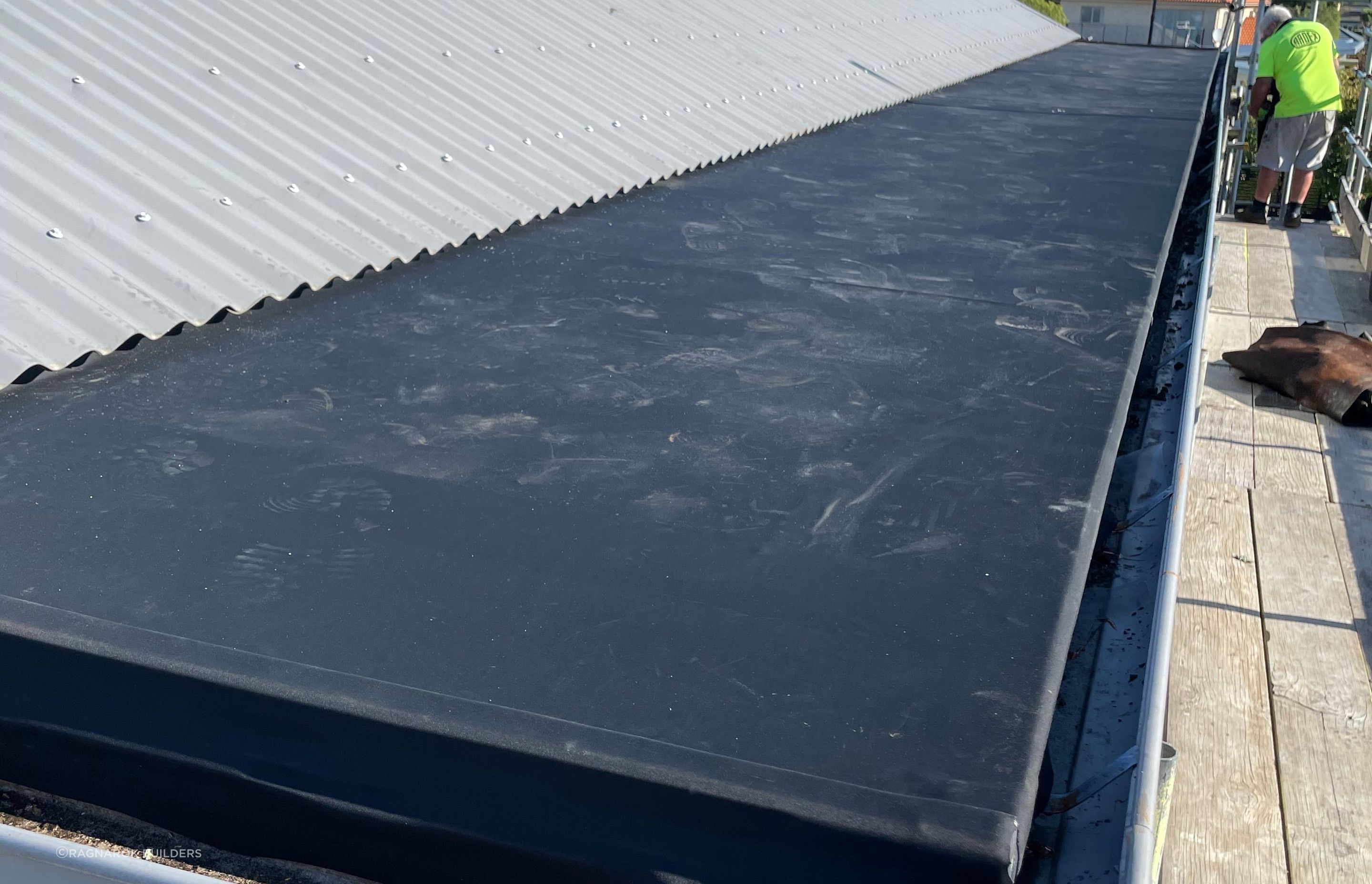 Butynol flat roof