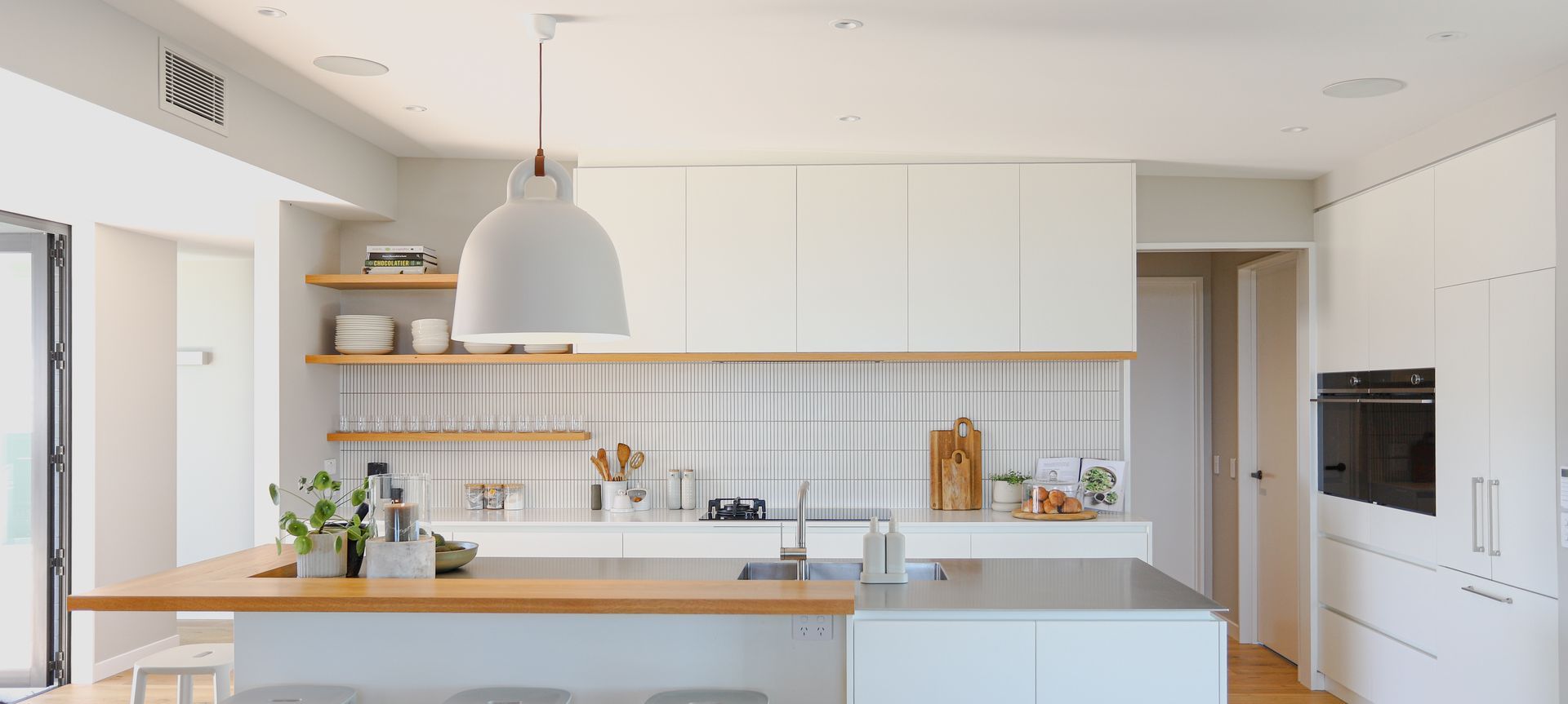 Considered cabinetry for calm and continuity banner