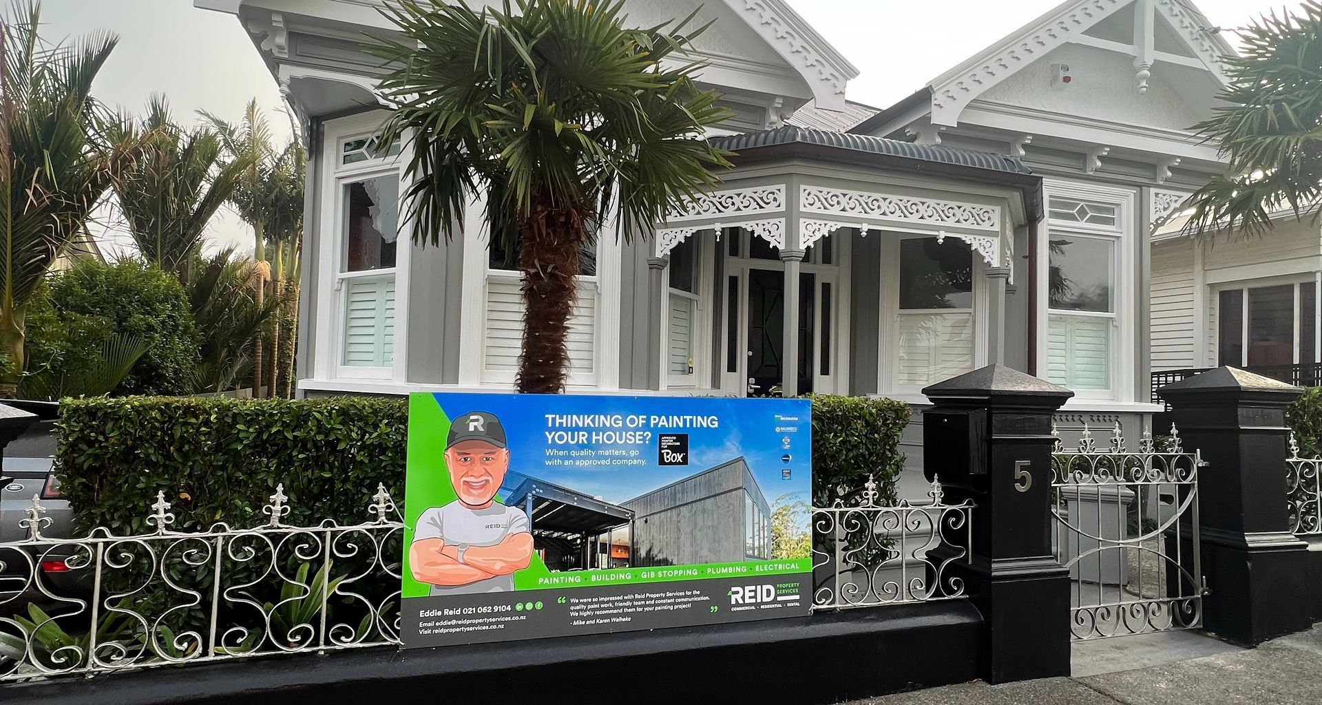 Ponsonby Villa banner
