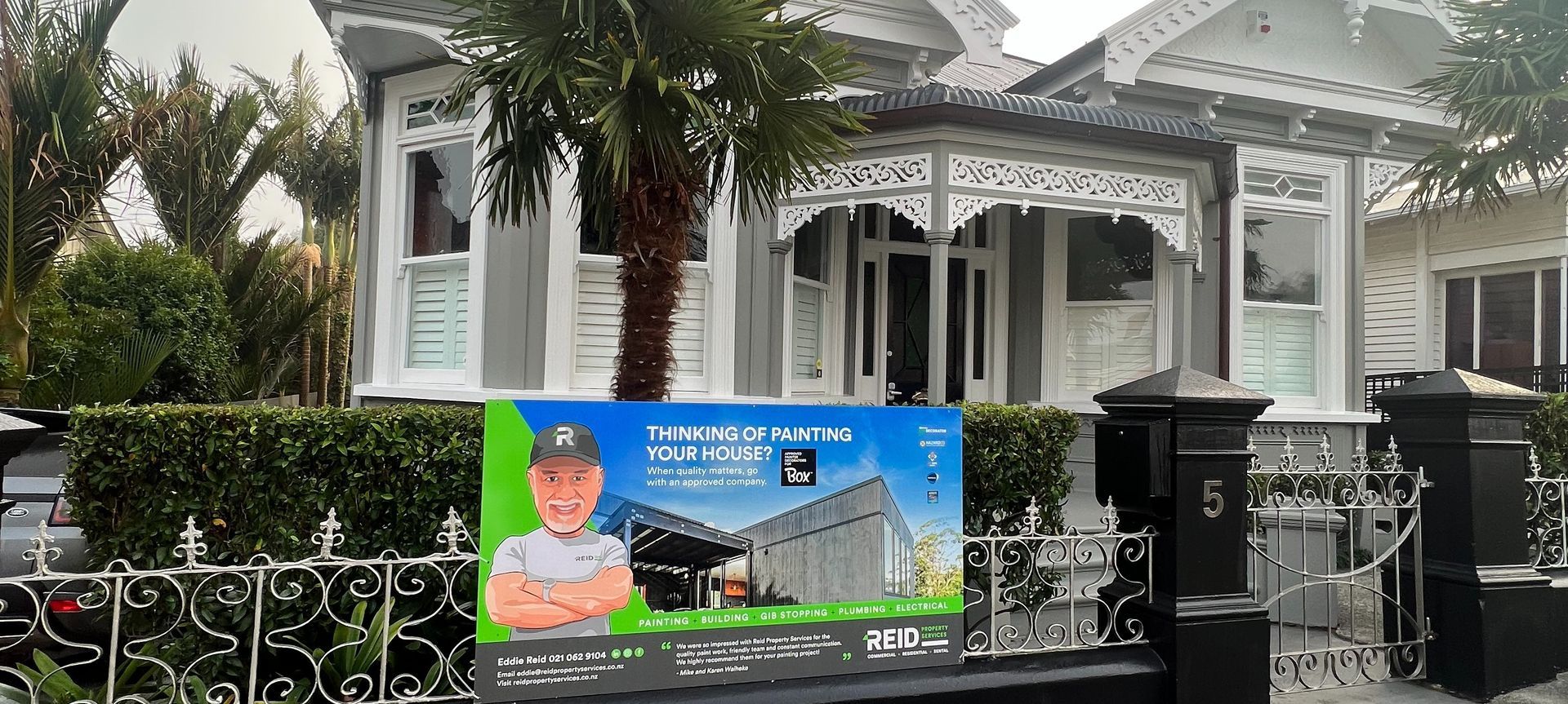 Ponsonby Villa banner