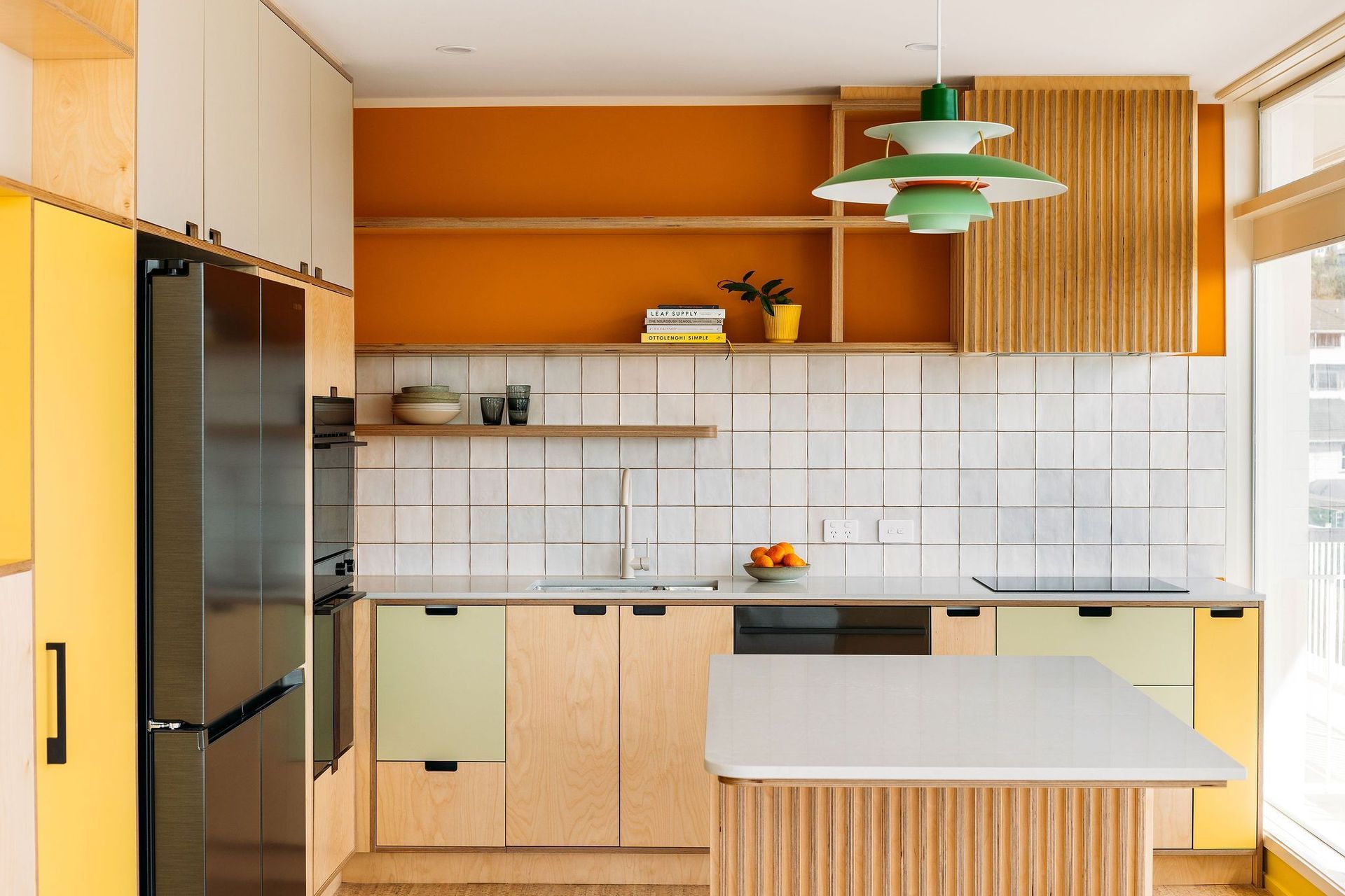 The colour palette is not shy, but is expertly put together.