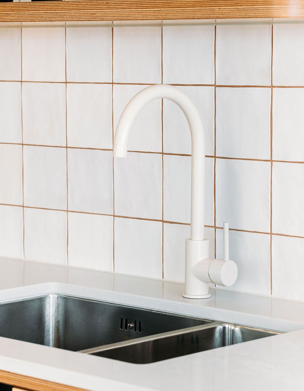 Practical and beautiful sink and tapware finishes.