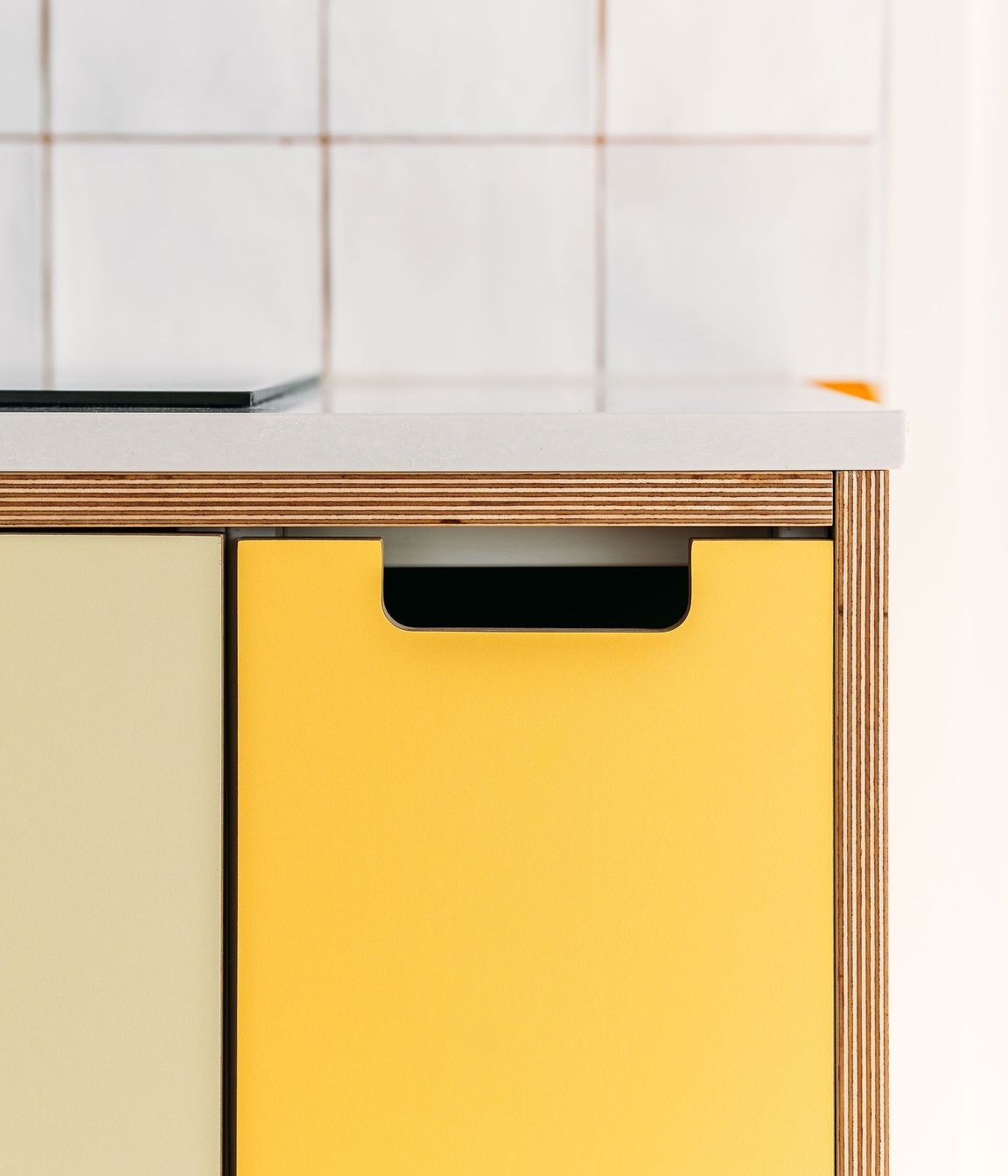 Simple cut-out handles.
