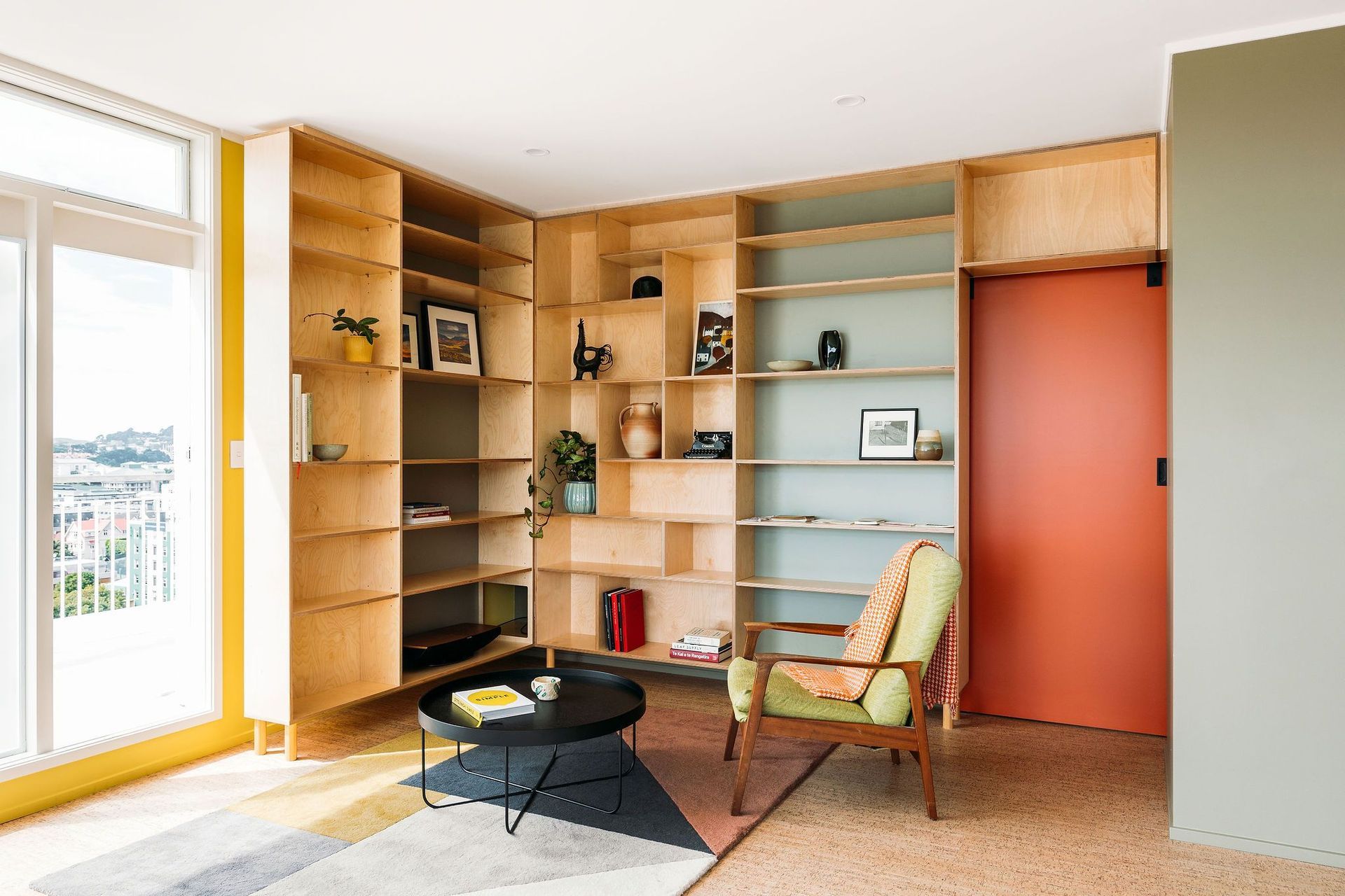 The owner's extensive library needed to be accommodated.