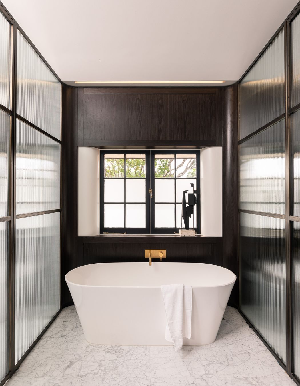 Bath area open