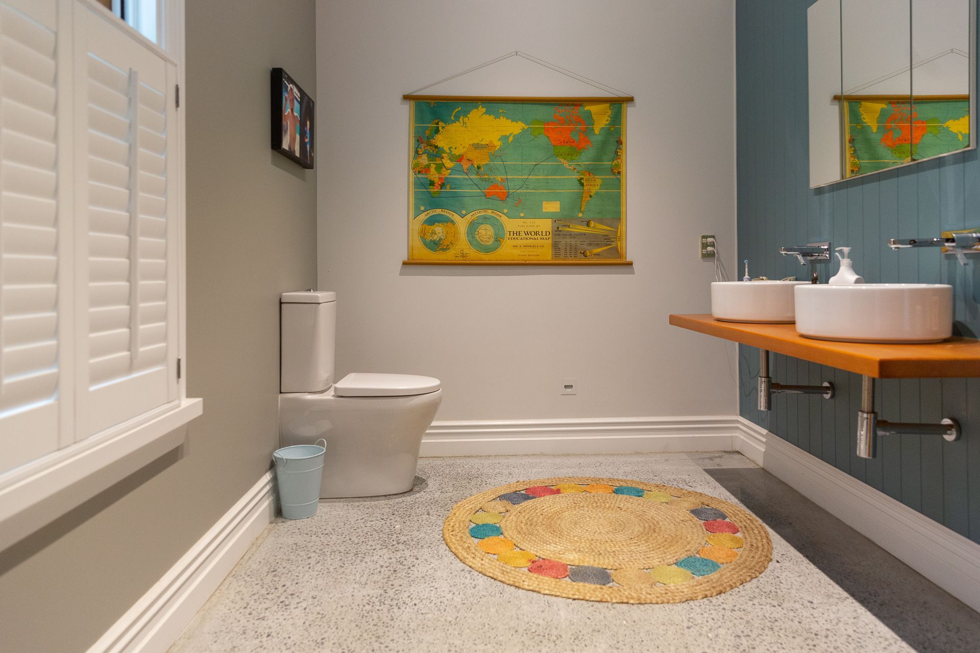 Simple yet stylish timber base for sinks to add a little extra to the bathroom.