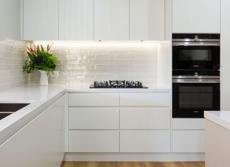 Modern White Kitchen, Kellyville