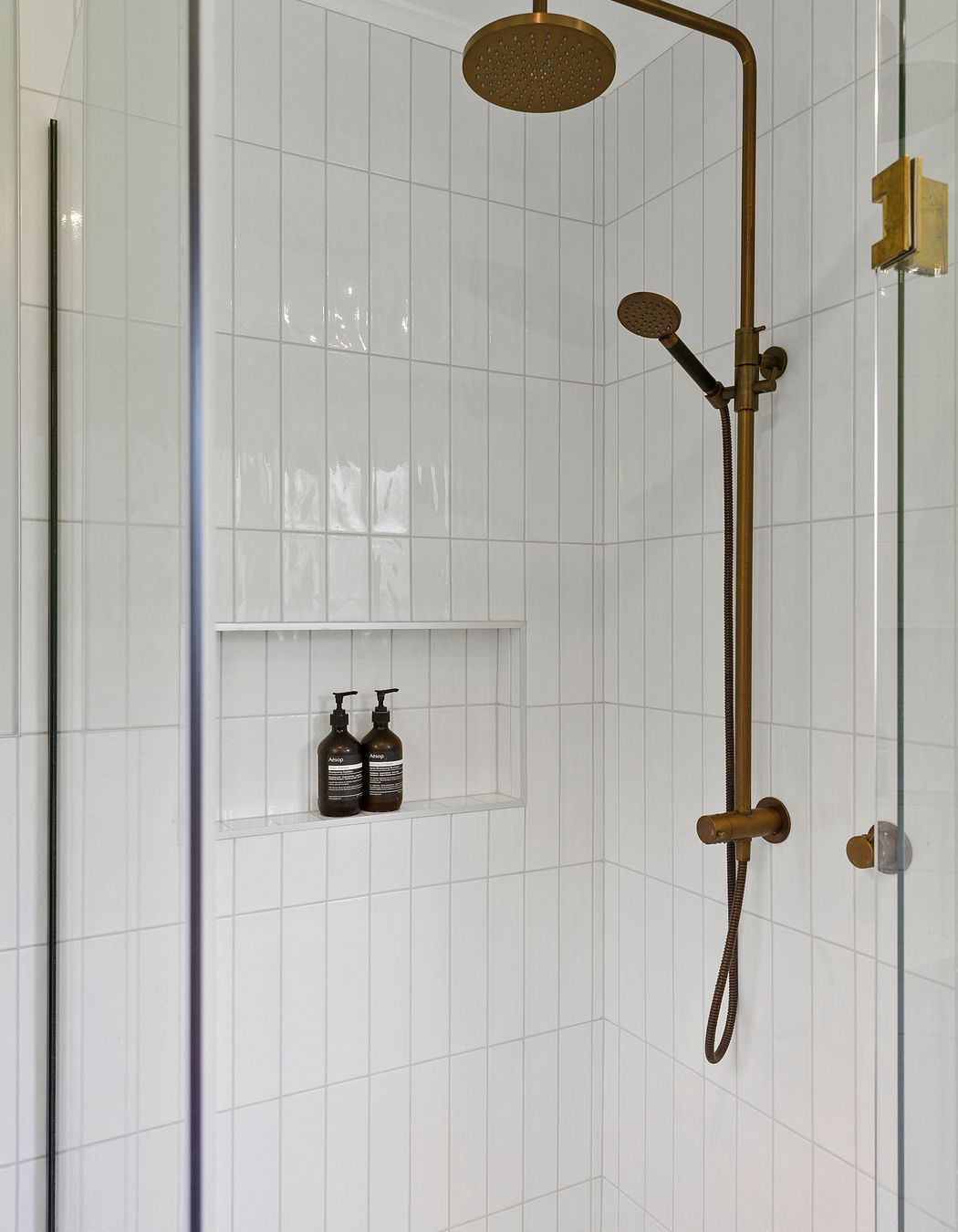 A Kitchen and Bathroom Renovation with 70s Influence