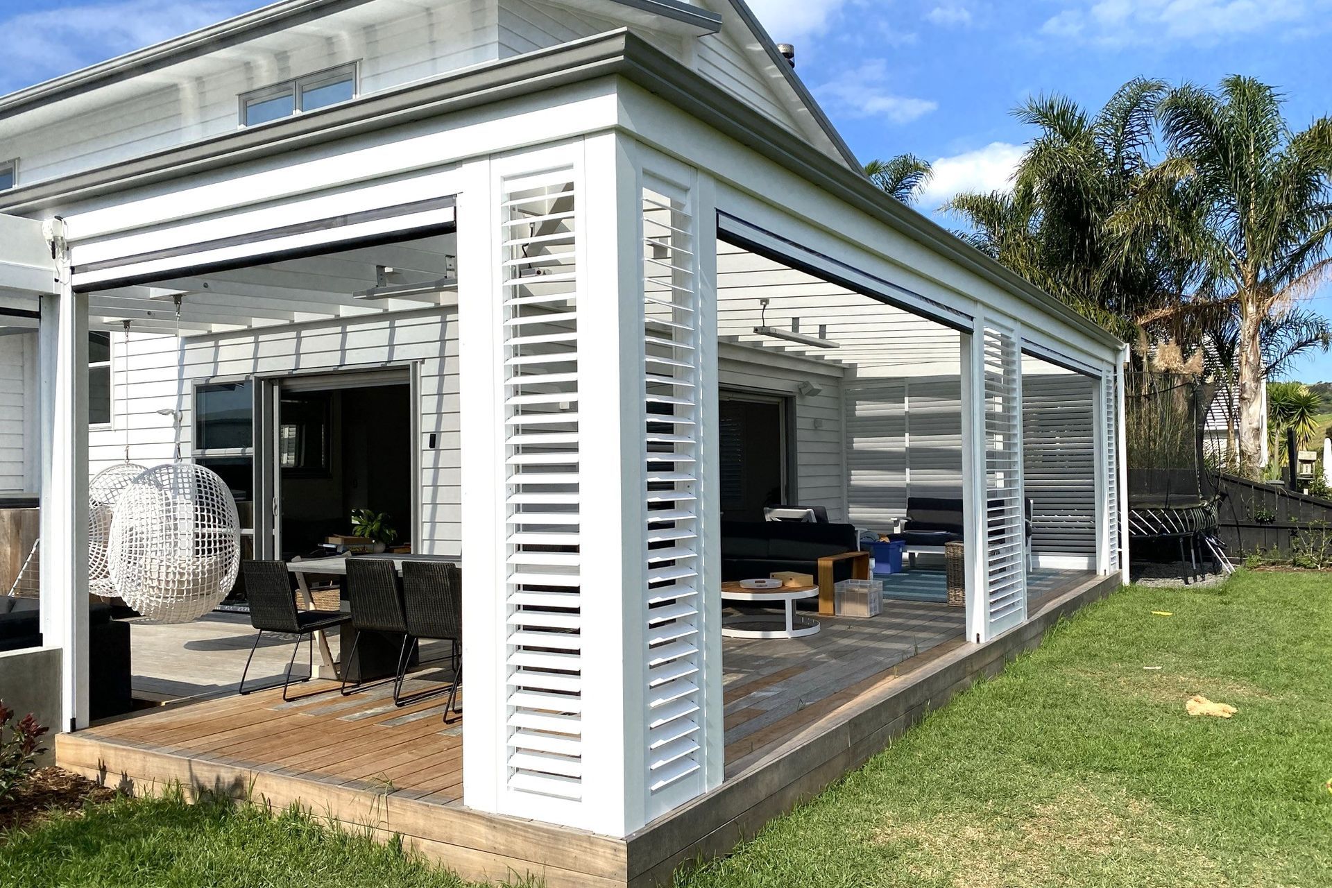 Outdoor Room and Louvrelite 88 Sliding Shade System