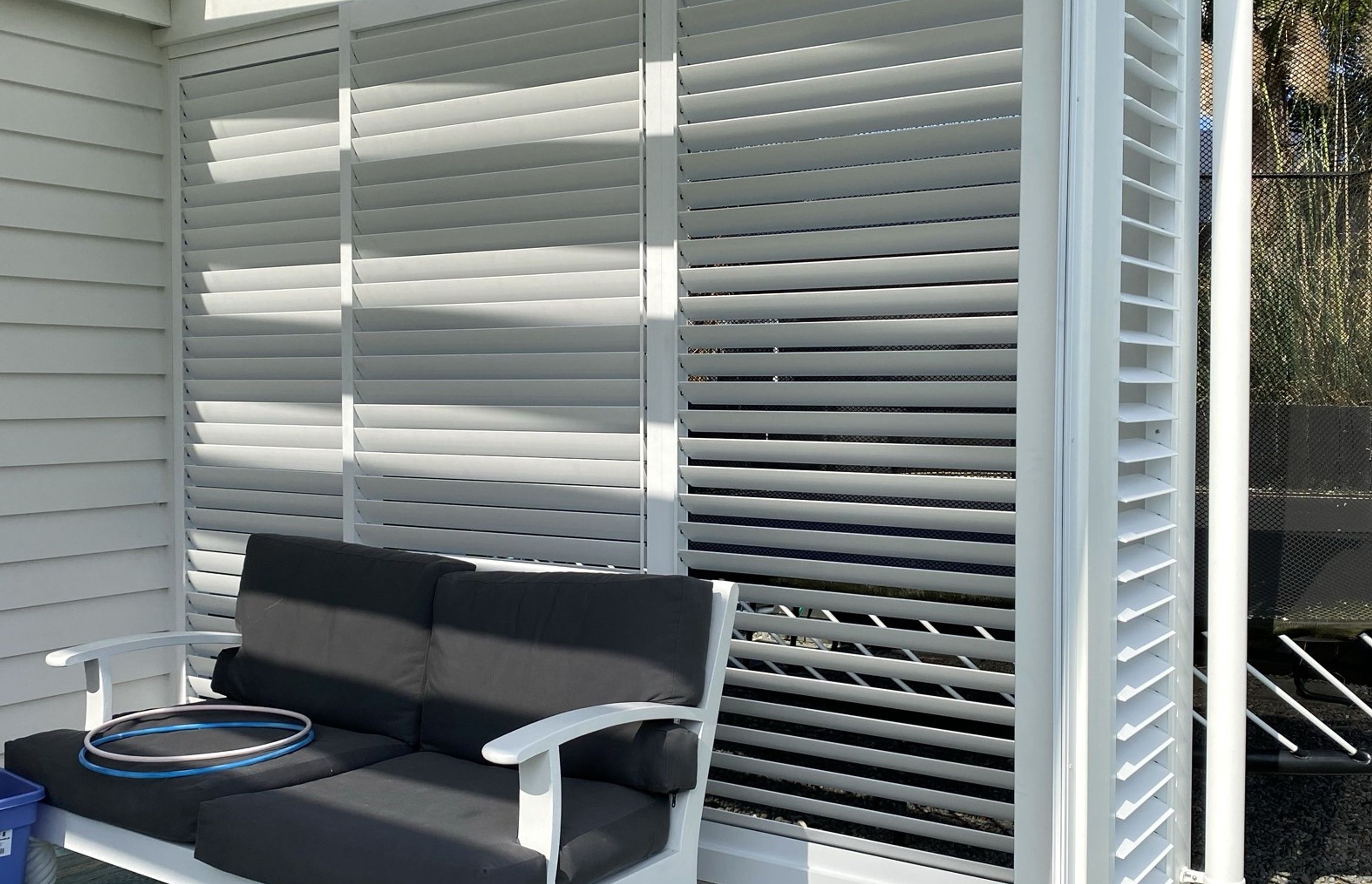 Outdoor Room and Louvrelite 88 Sliding Shade System