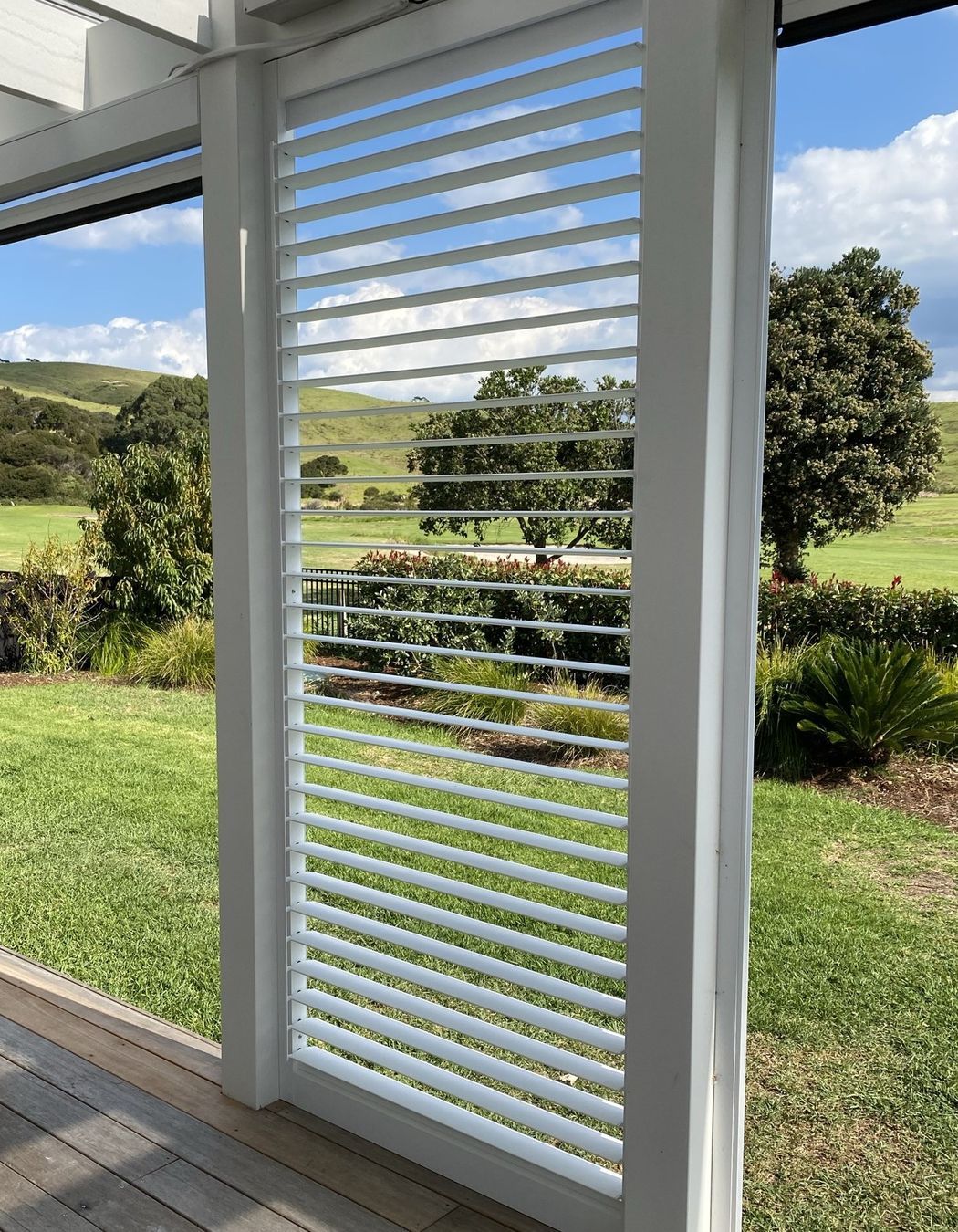 Outdoor Room and Louvrelite 88 Sliding Shade System