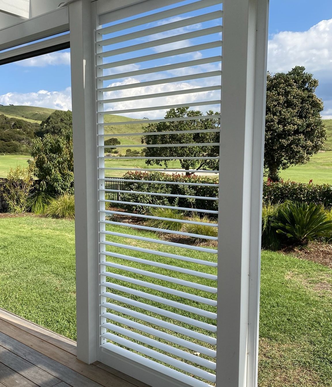 Outdoor Room and Louvrelite 88 Sliding Shade System