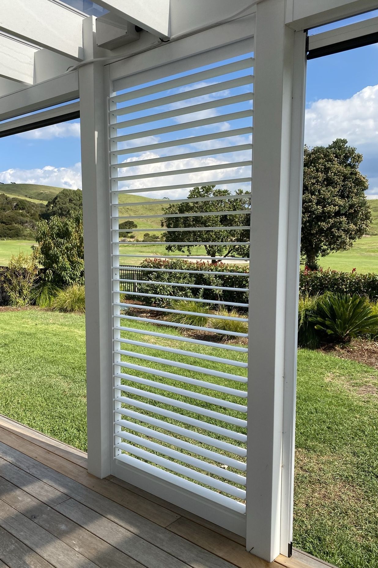 Outdoor Room and Louvrelite 88 Sliding Shade System