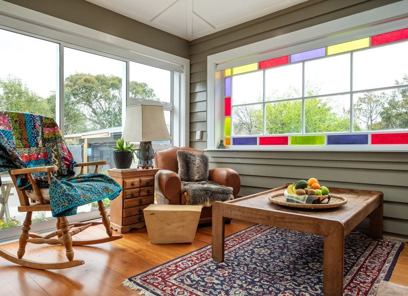A Functional Formal Sunroom Complements 19th Century Home