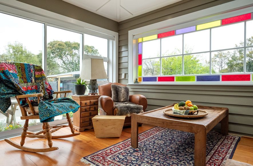 A Functional Formal Sunroom Complements 19th Century Home