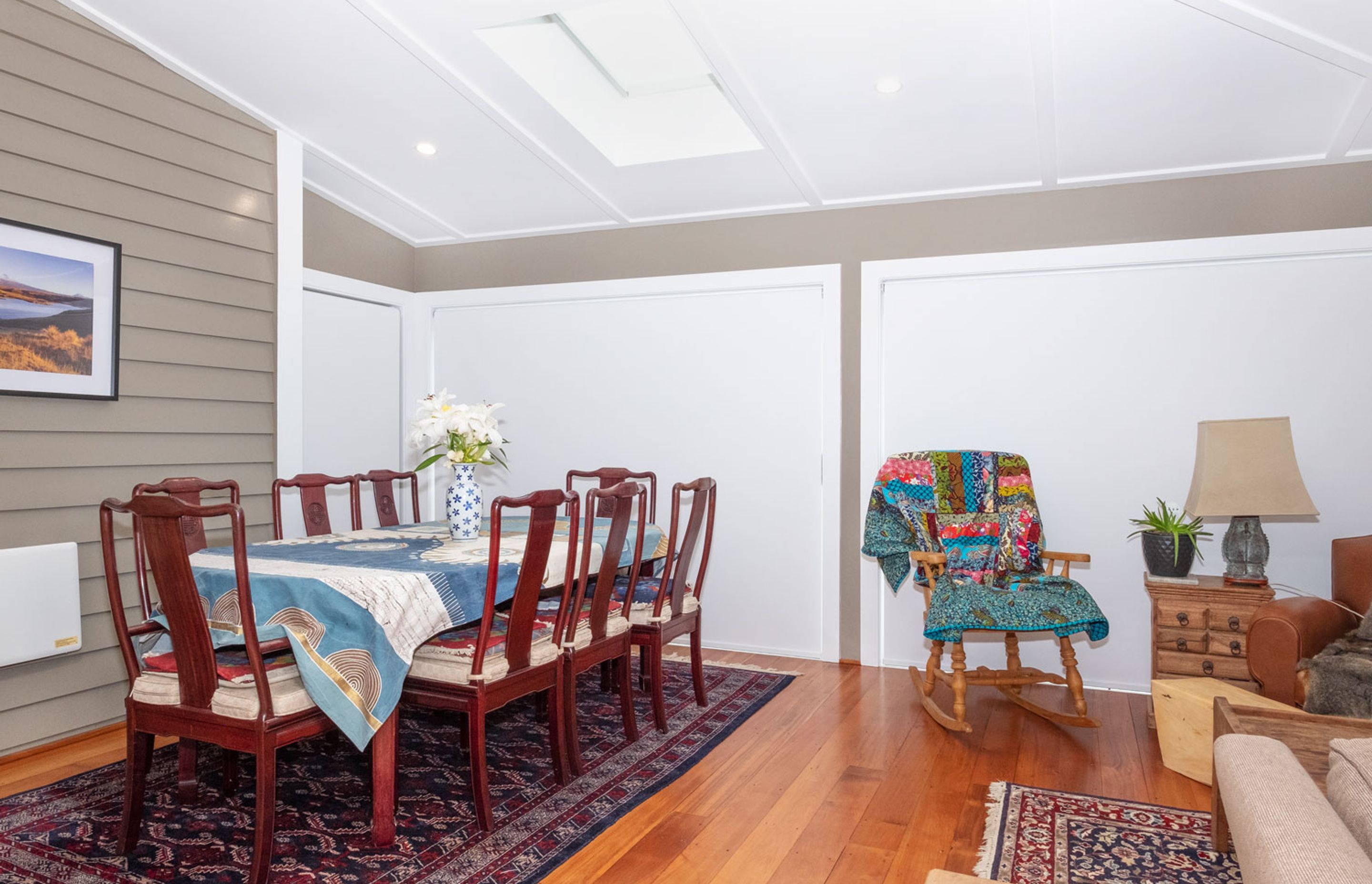 A Functional Formal Sunroom Complements 19th Century Home