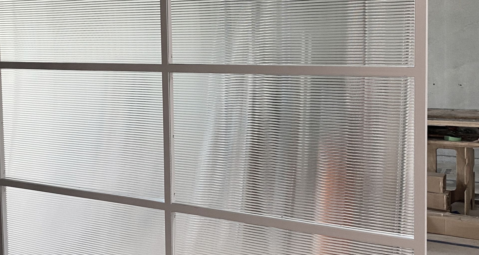 Narrow Readed Glass Steel Joinery banner