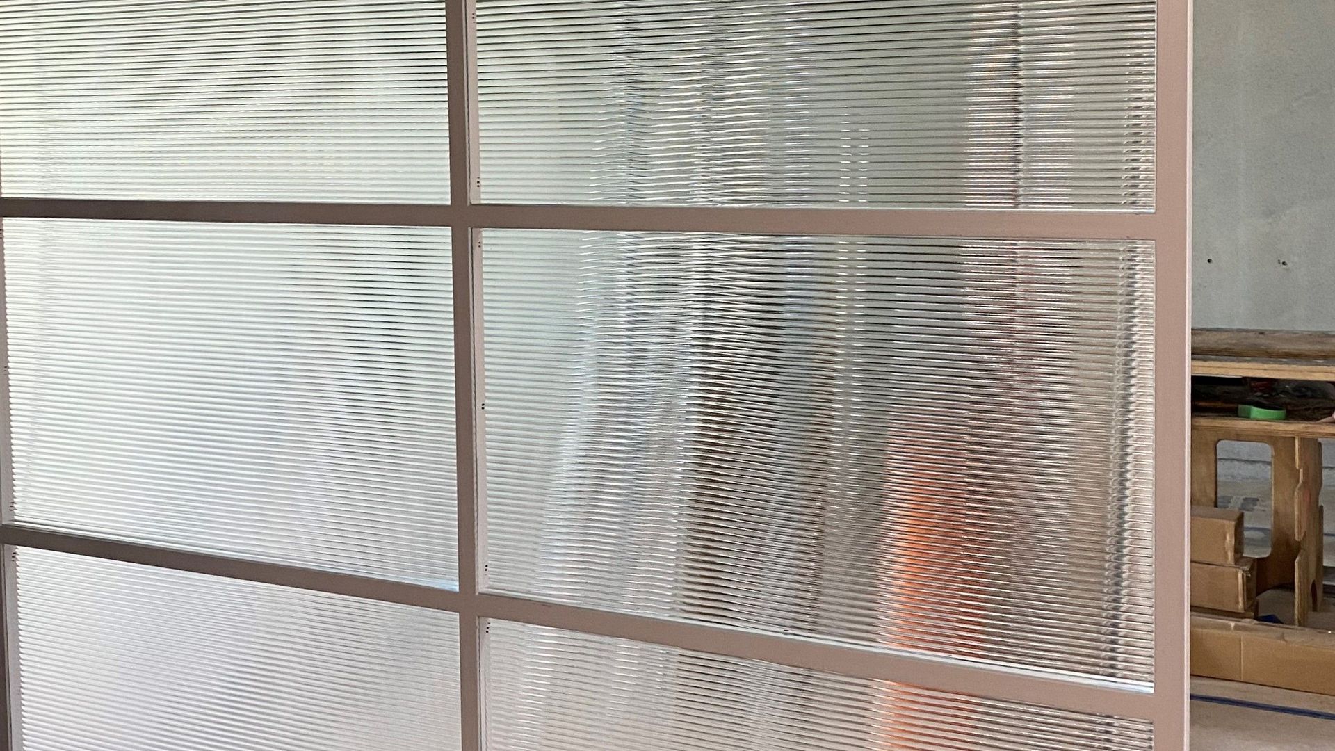 Narrow Readed Glass Steel Joinery banner