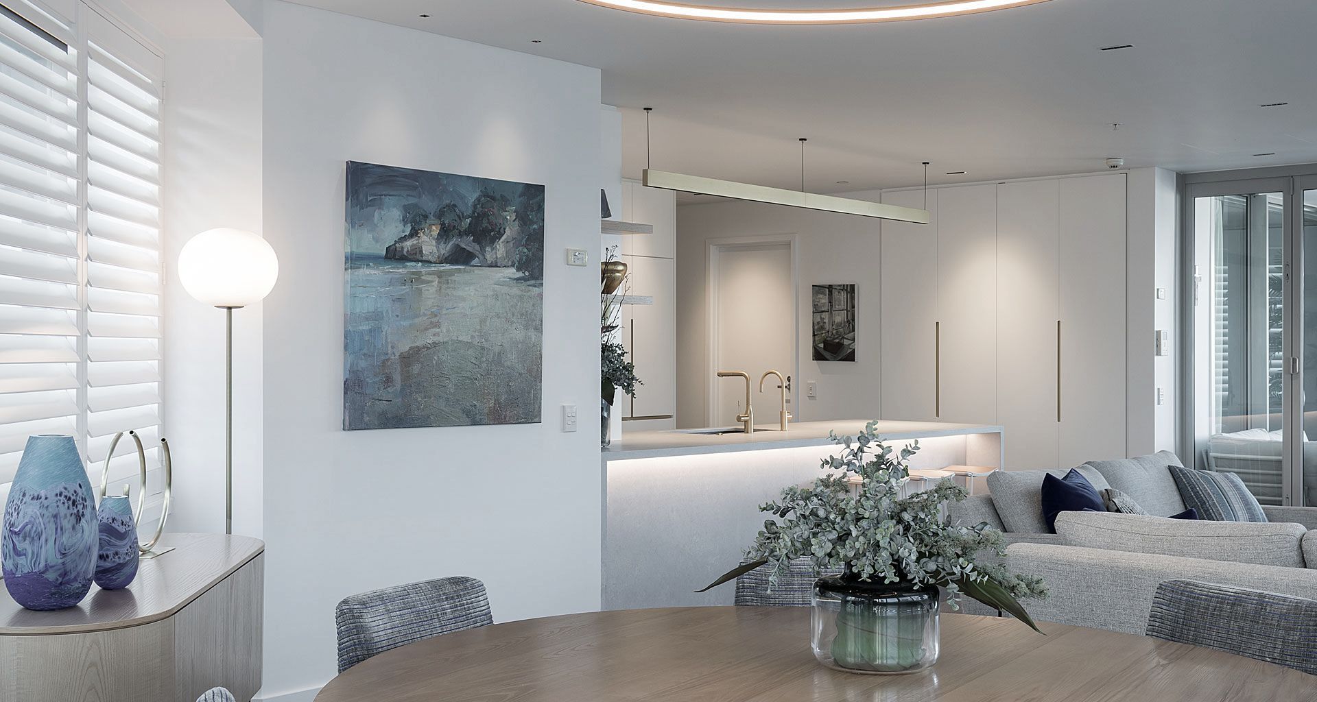 City apartment kitchen banner