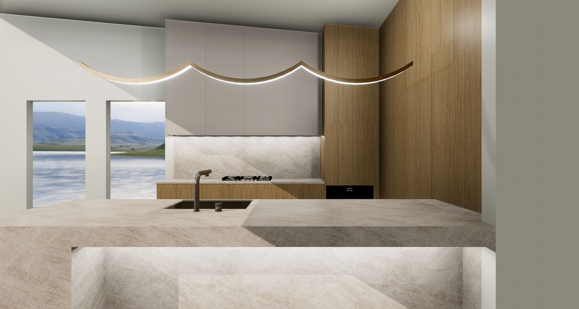 One Tree Point | New Build, Kitchen fitting banner