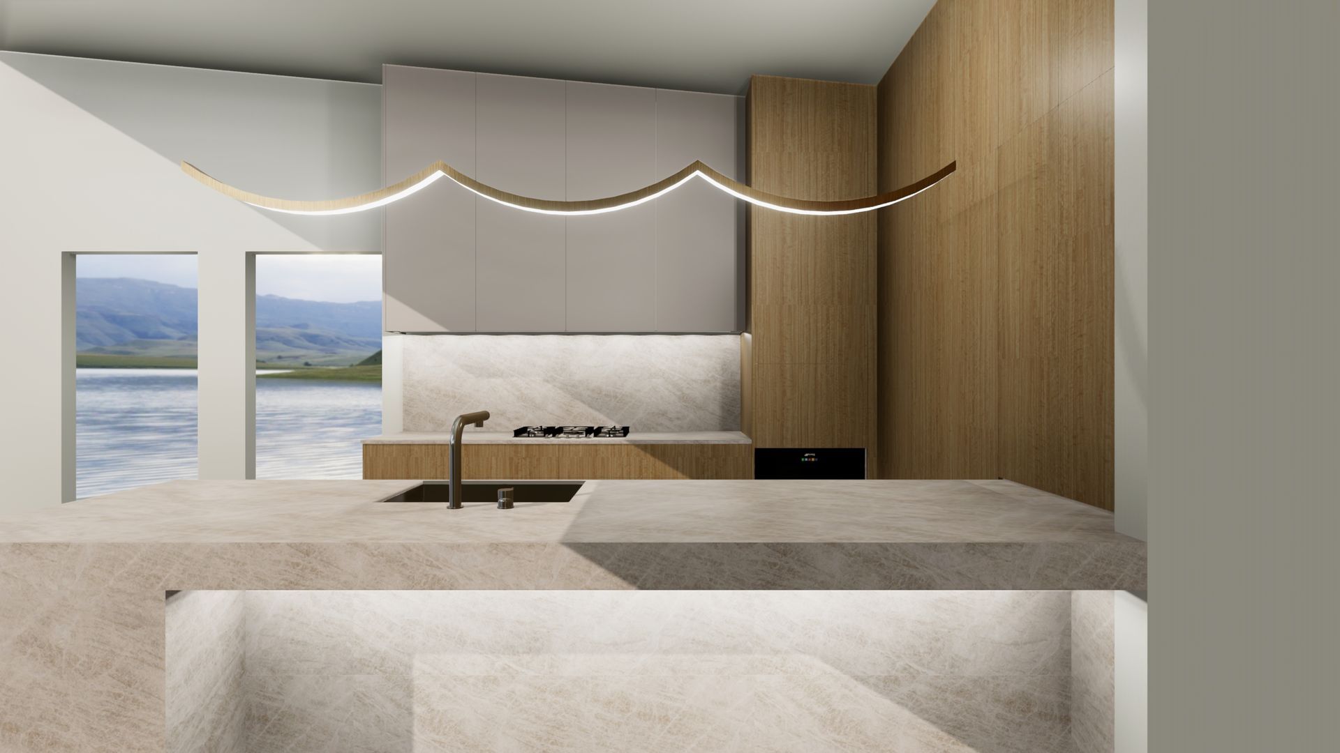 One Tree Point | New Build, Kitchen fitting banner