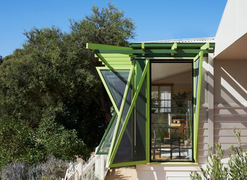 Green Shutter House