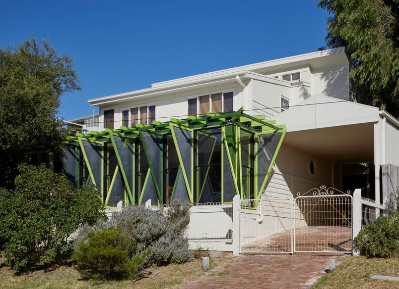 Green Shutter House