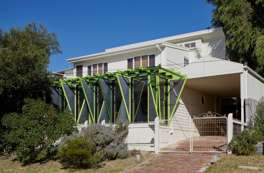 Green Shutter House