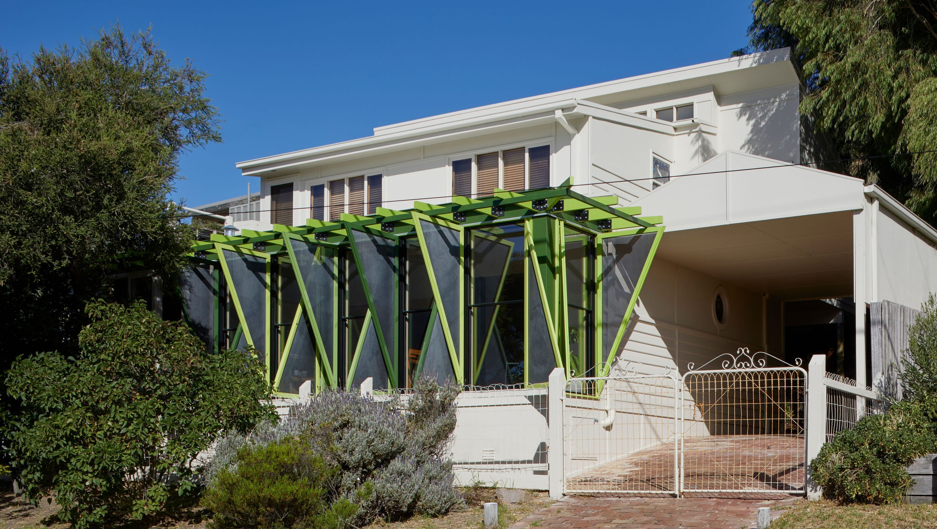 Green Shutter House