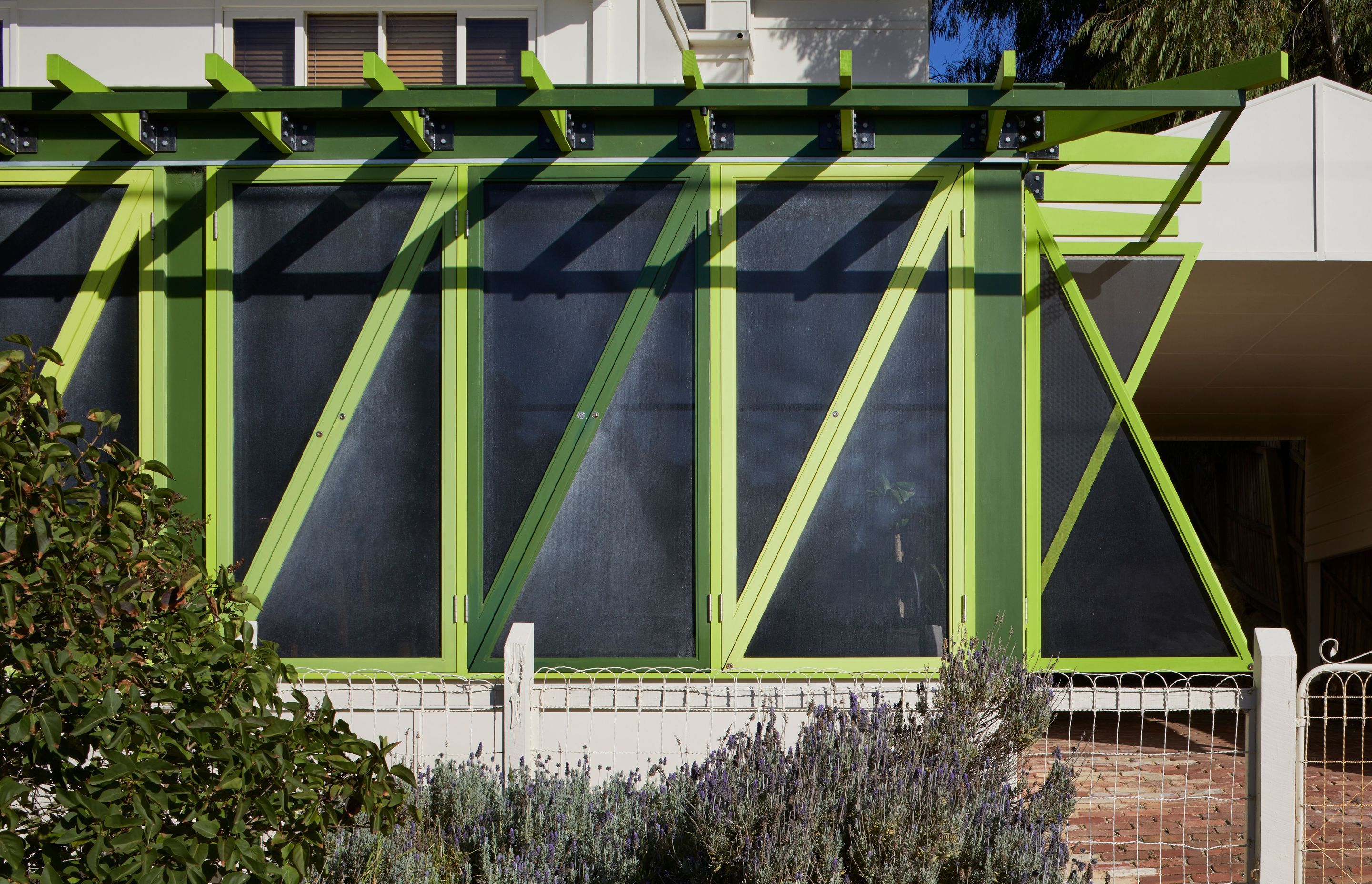Green Shutter House