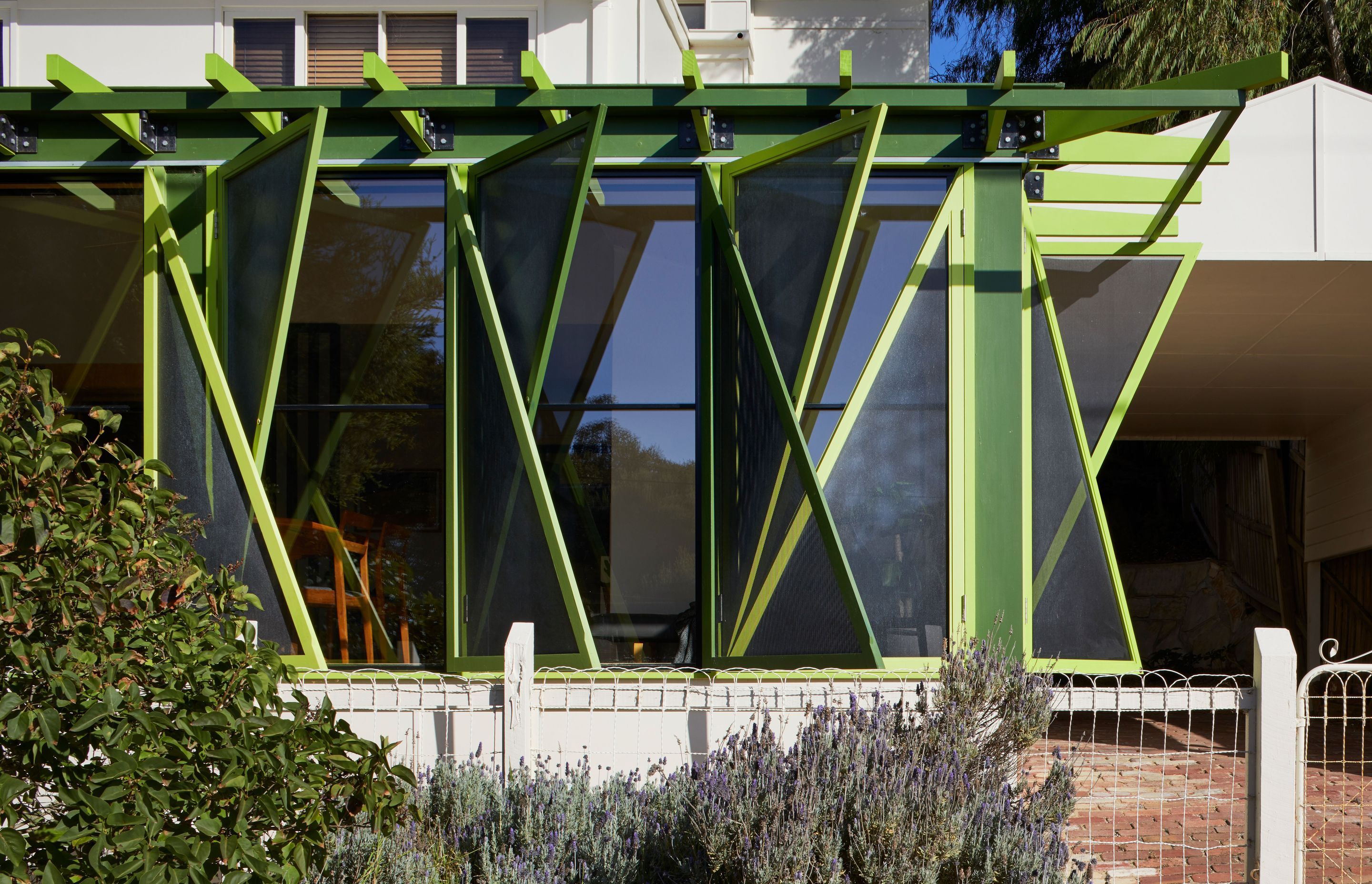 Green Shutter House
