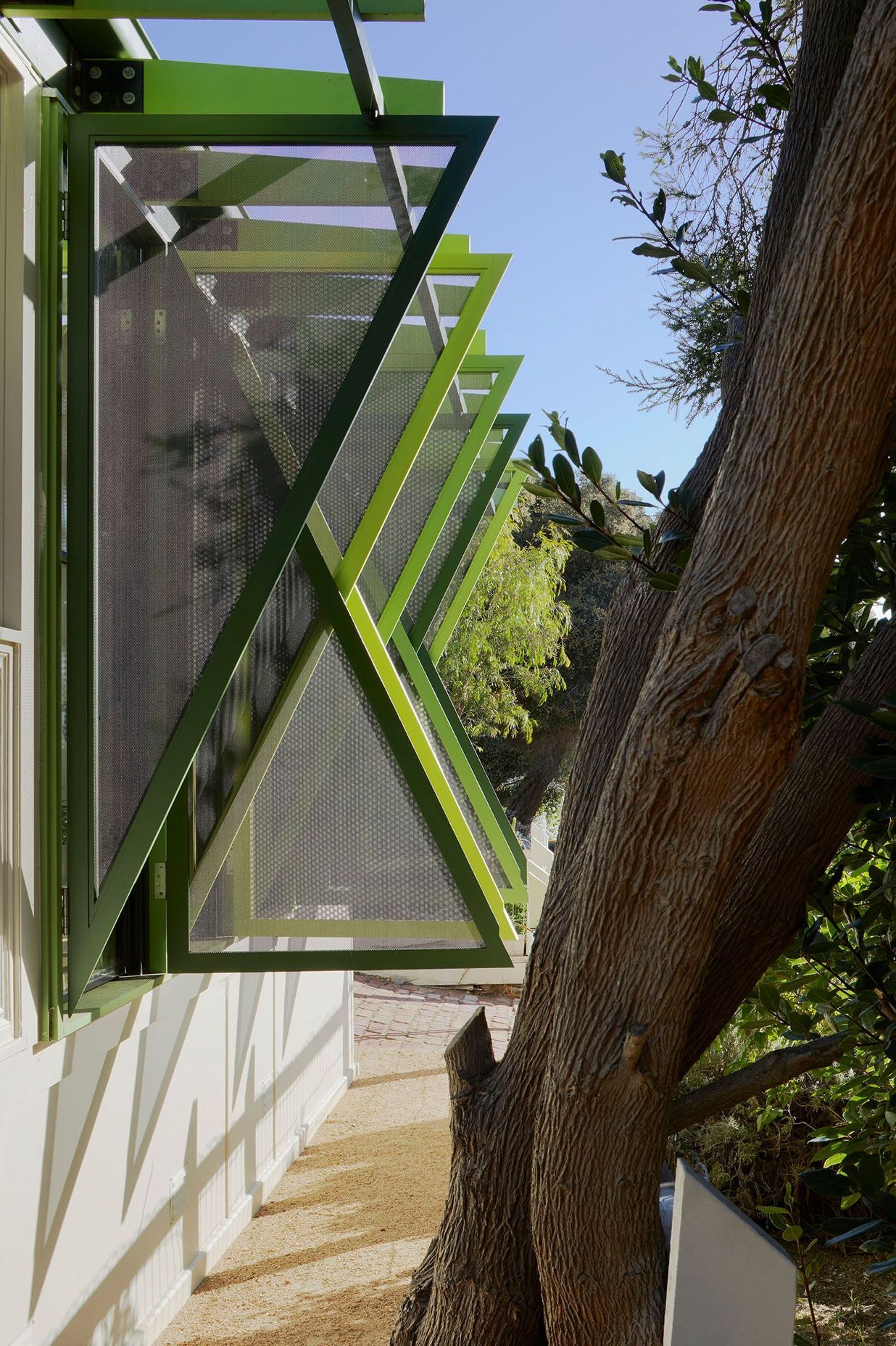 Green Shutter House