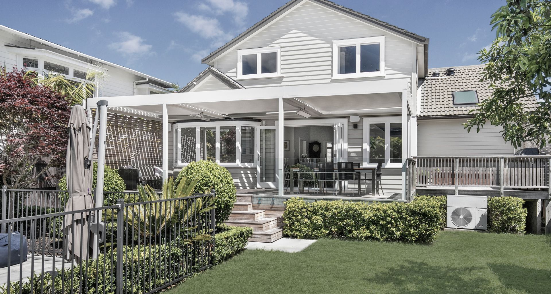 Backyard Bliss and a Luxurious Interior banner