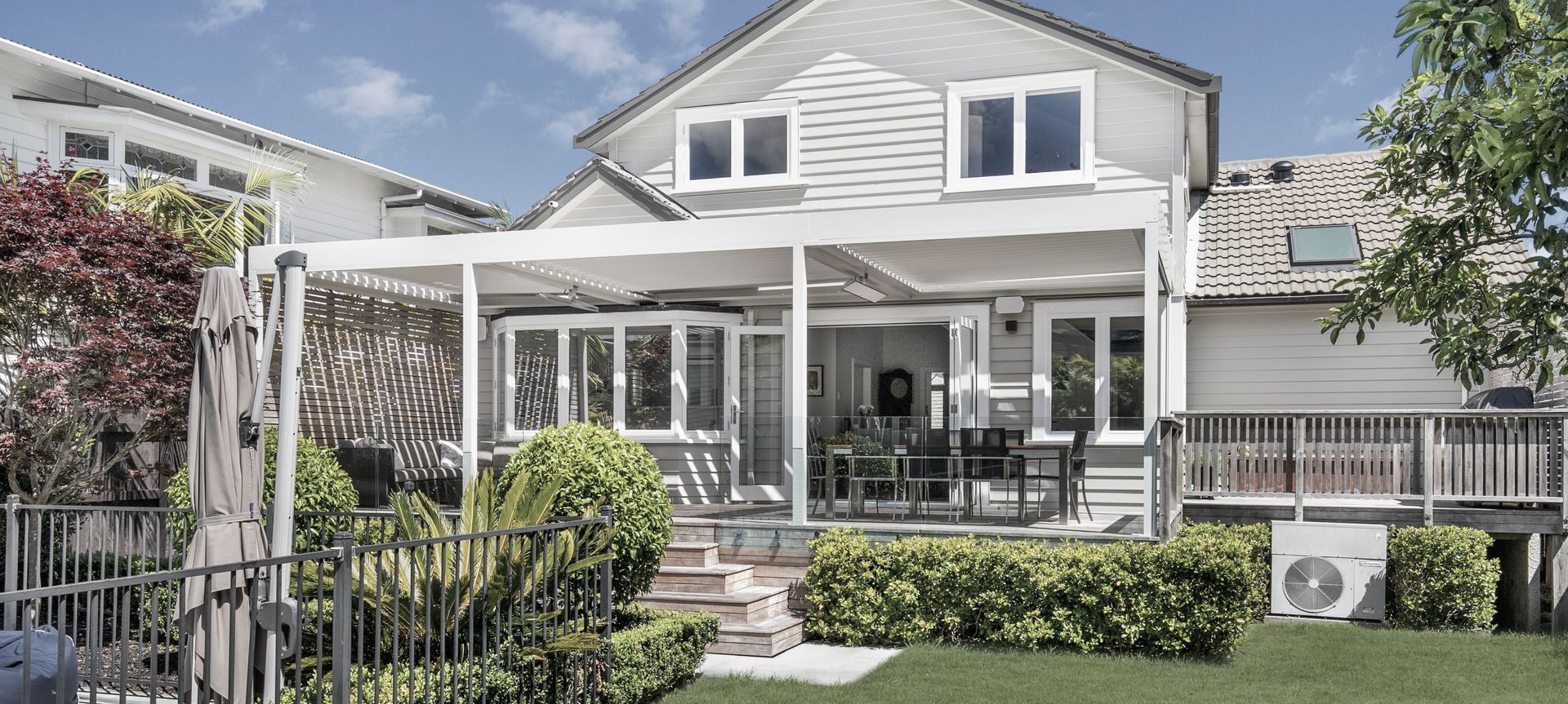 Backyard Bliss and a Luxurious Interior banner