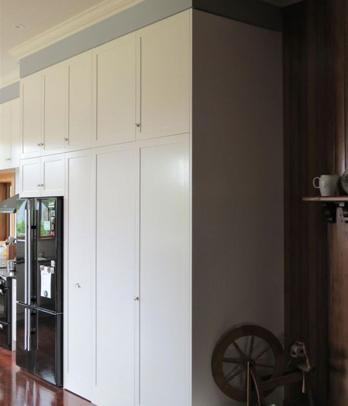Plenty of hidden kitchen storage at this Blueskin Bay