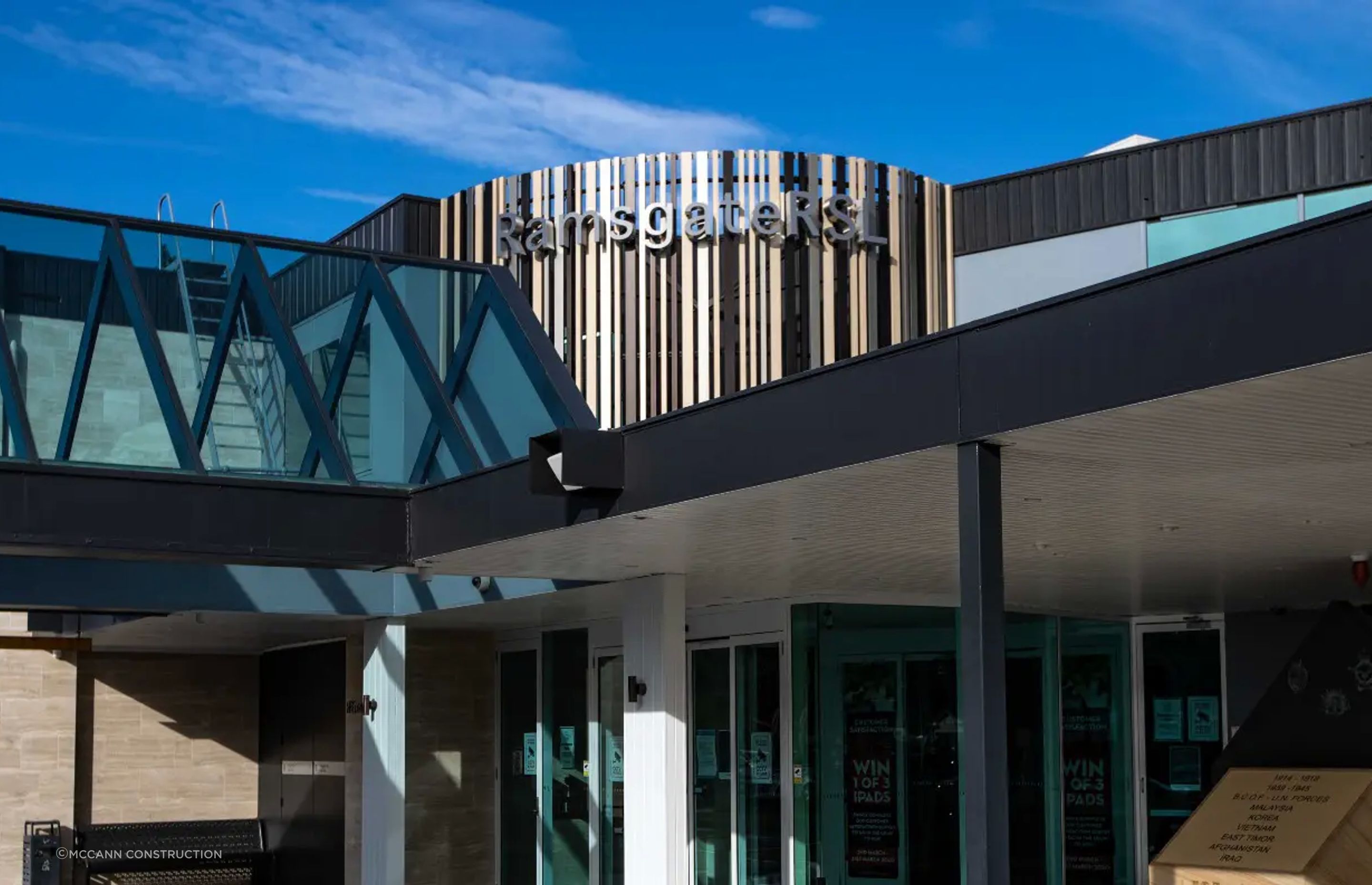 Coliseum Striato Vein Cut Travertine | Project by McCann Constructions