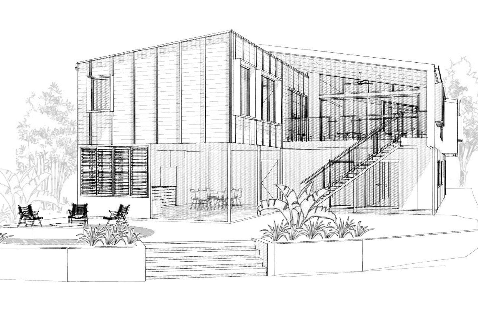 Rear 3D Sketch Perspective