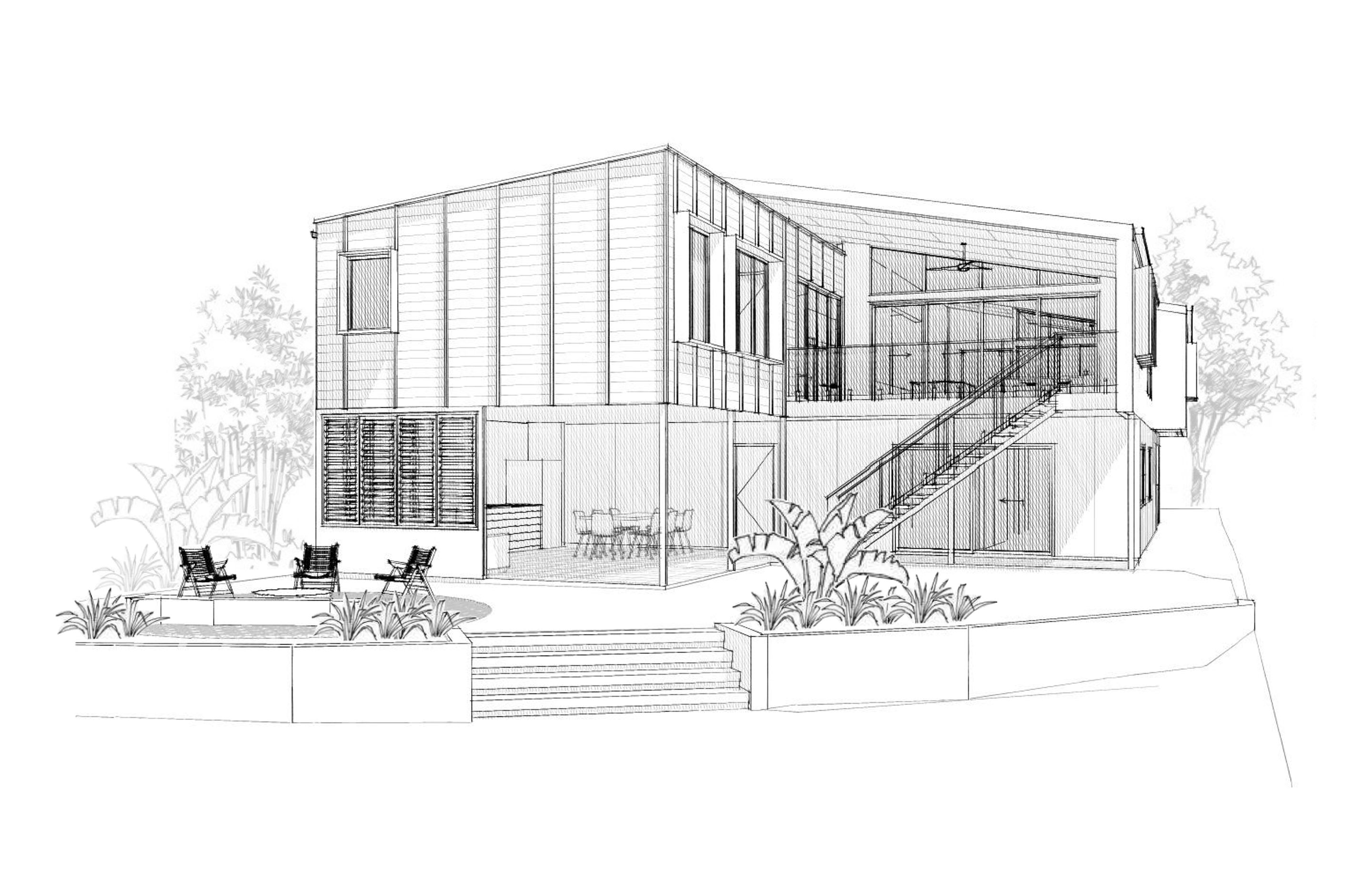 Rear 3D Sketch Perspective