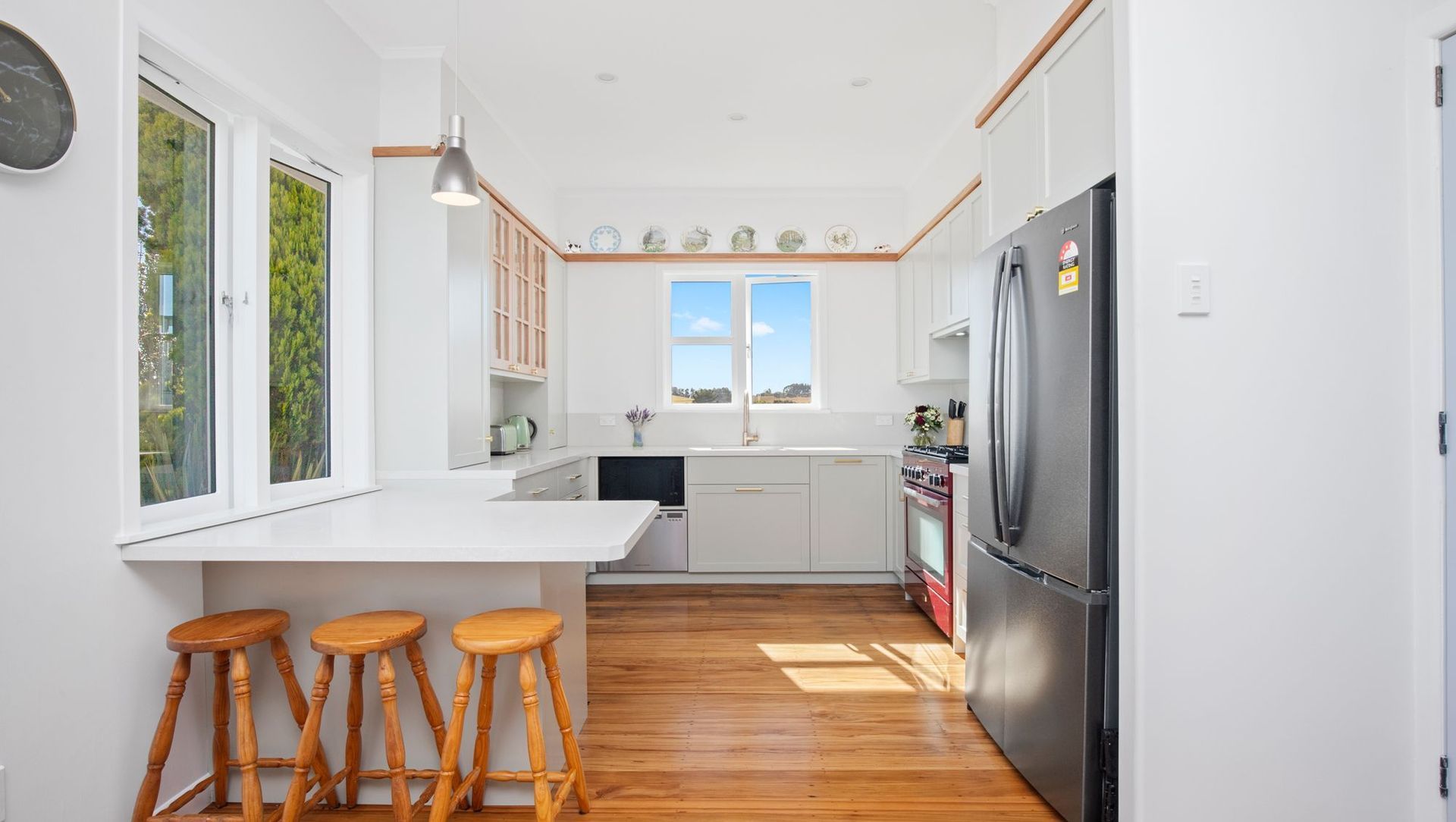 A Kitchen Refresh With Rimu Floorboard Restoration In Auckland banner