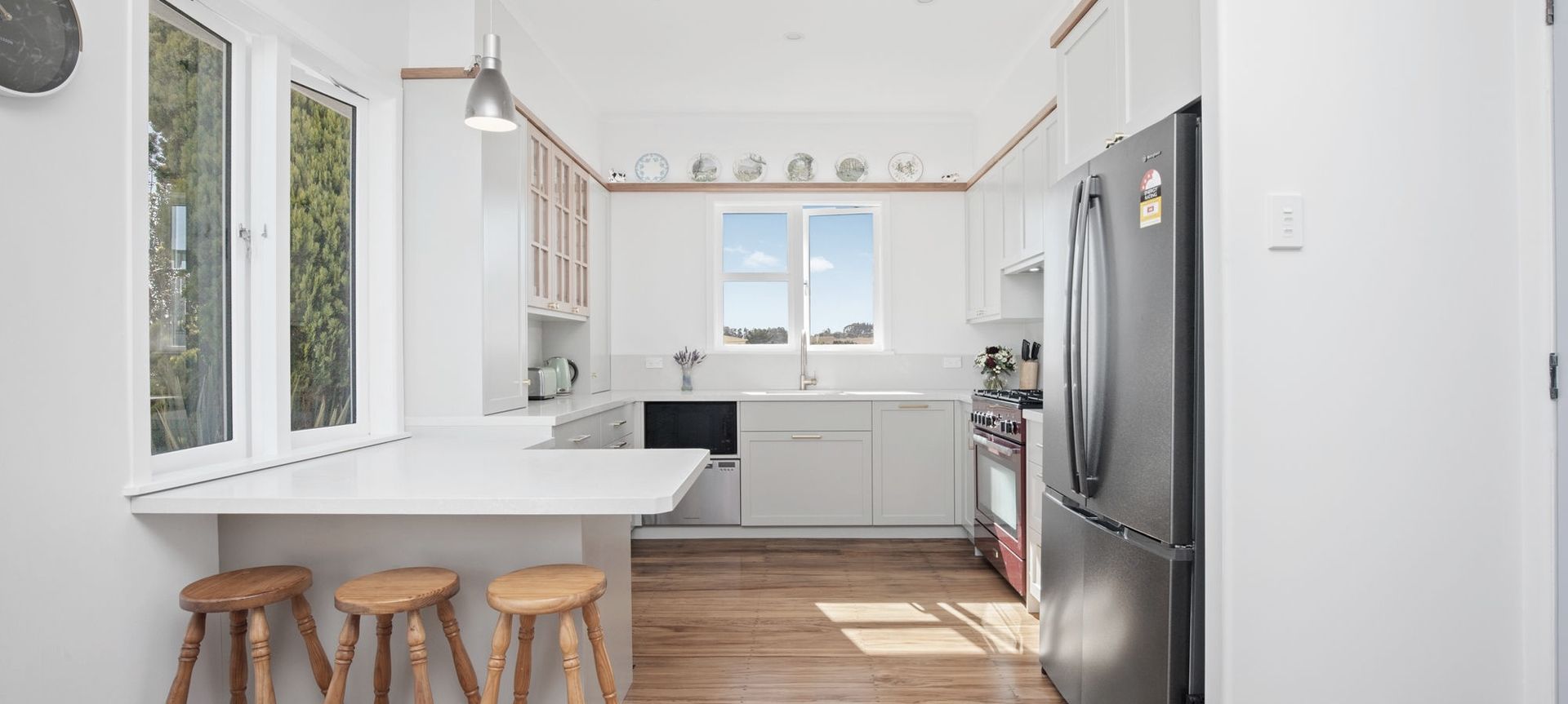 A Kitchen Refresh With Rimu Floorboard Restoration In Auckland banner
