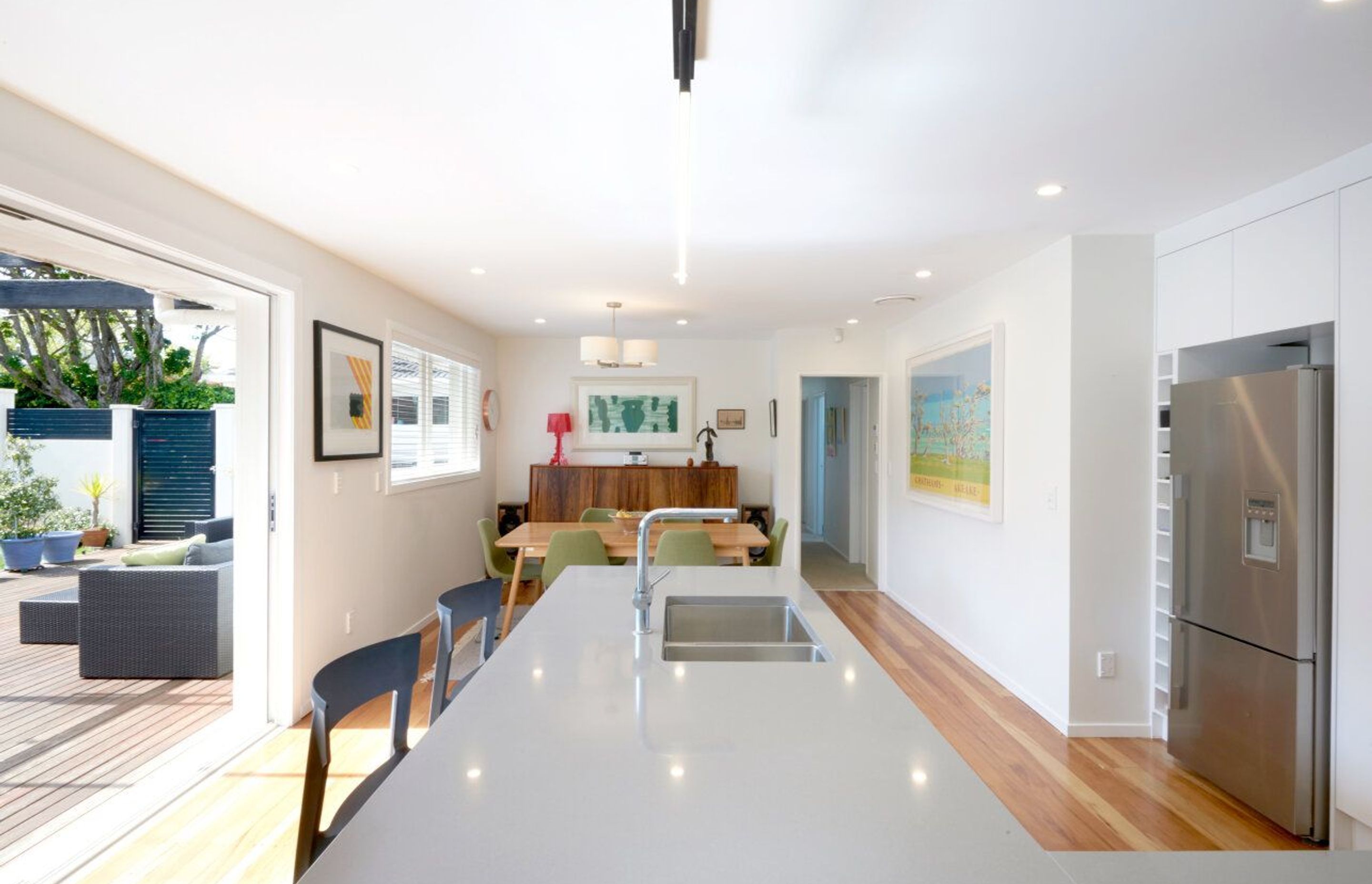 A Flipped Layout and Cohesive Design For This Mount Eden Home