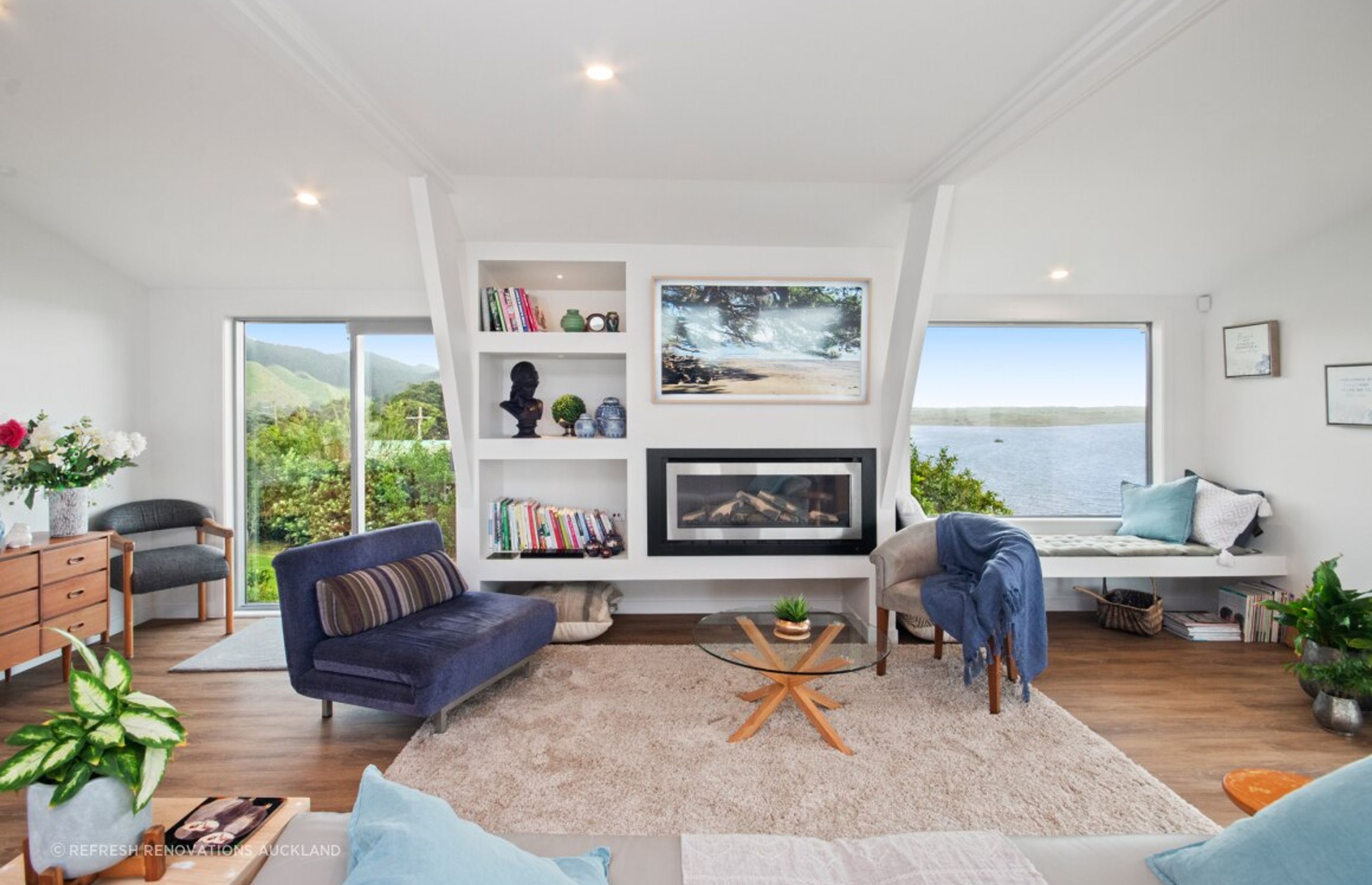 1970's A-Frame Bach Converted To Home In Port Waikato