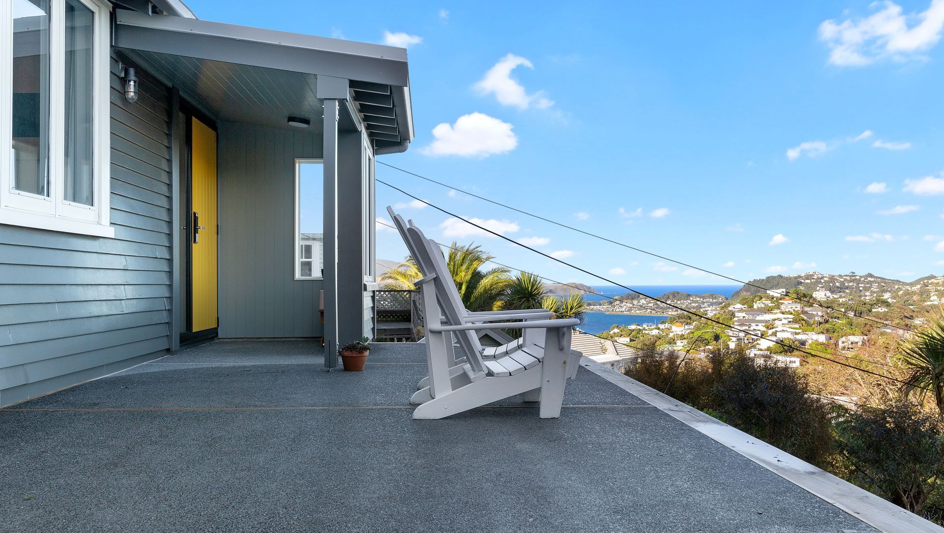 Cook Strait Views: An Outdoor Area and Extension in the Karaka Hills banner