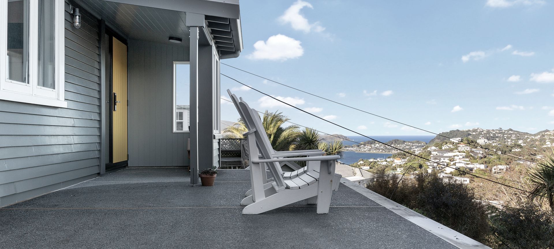 Cook Strait Views: An Outdoor Area and Extension in the Karaka Hills banner