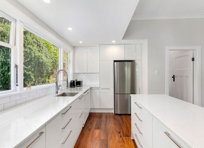 A Modern, Social Kitchen and Dining Room, in Brooklyn, Wellington