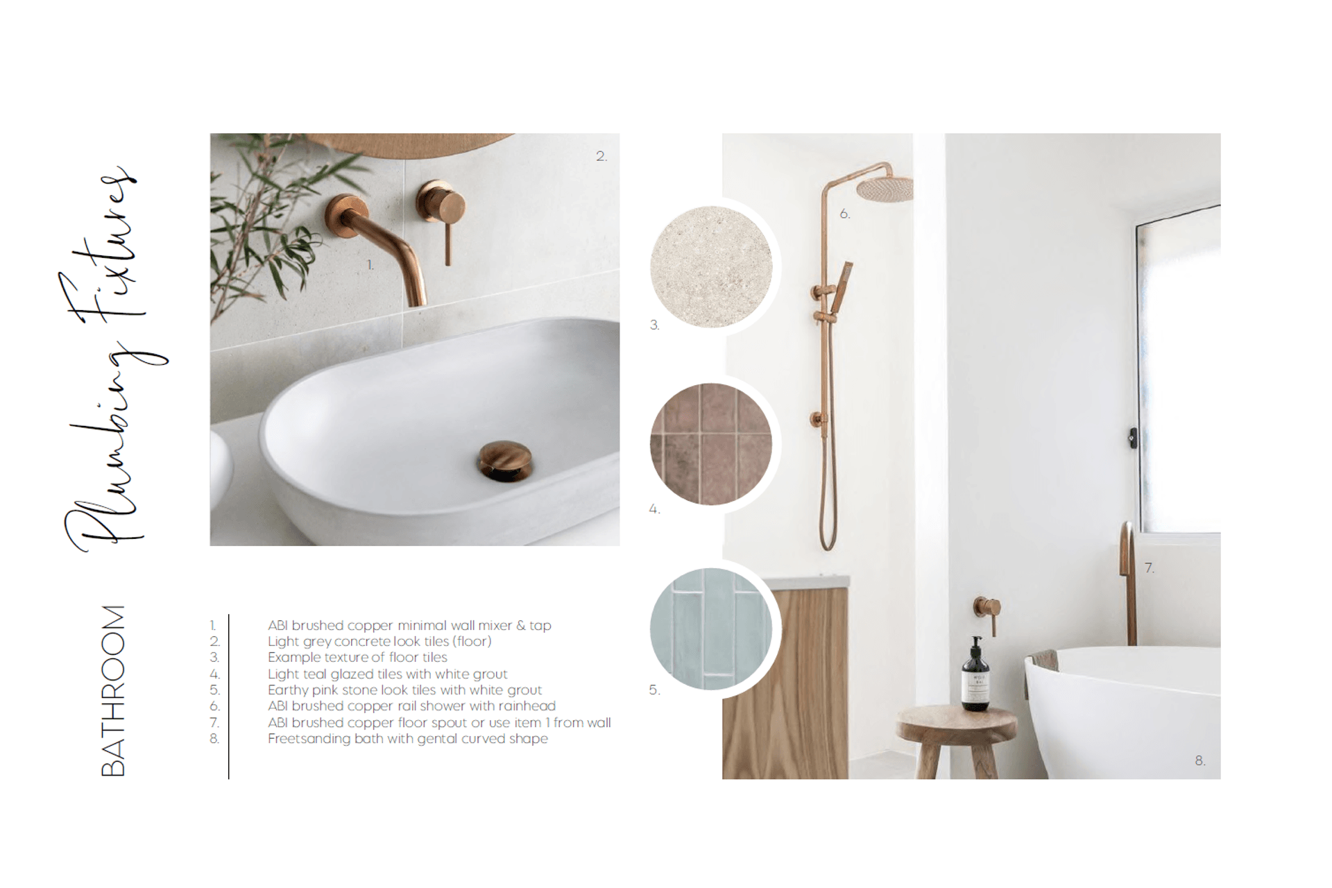 Bathroom Fixtures &amp; Finishes